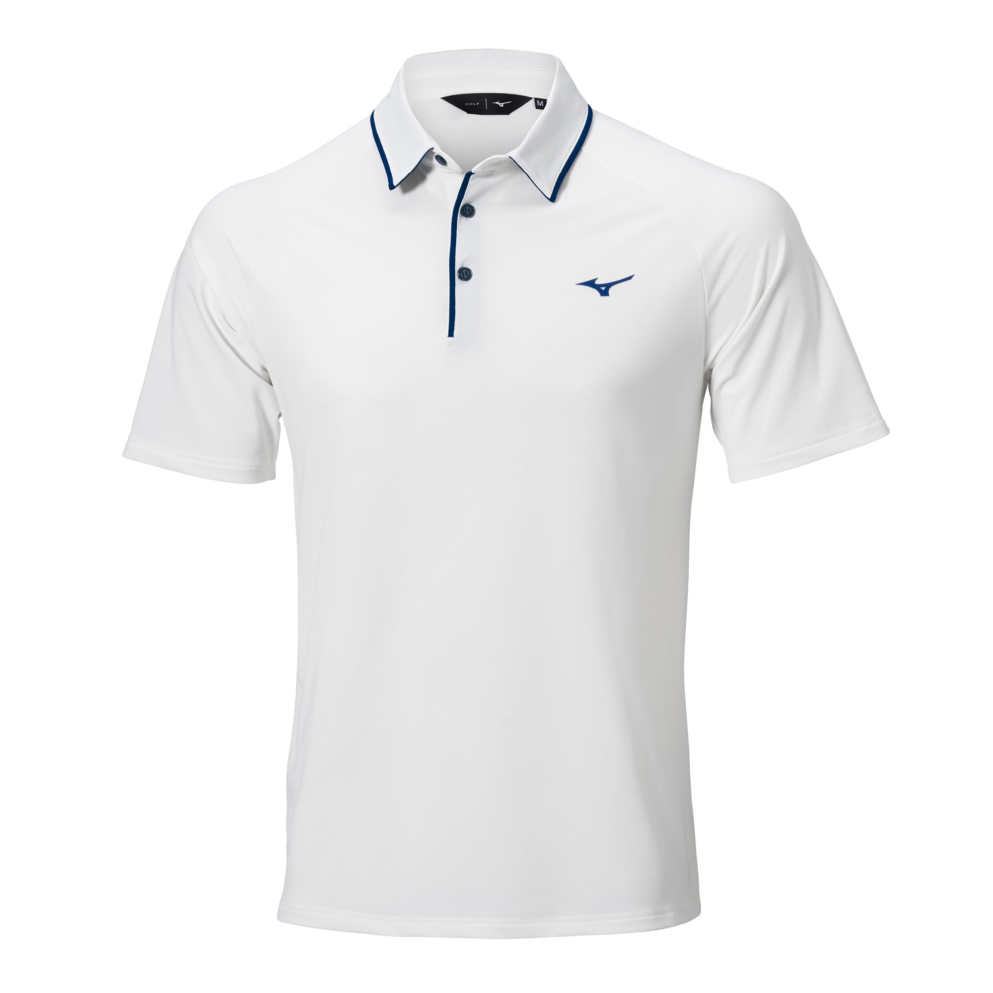 Mizuno Classic Pique Golf Polo Shirt - Optic White