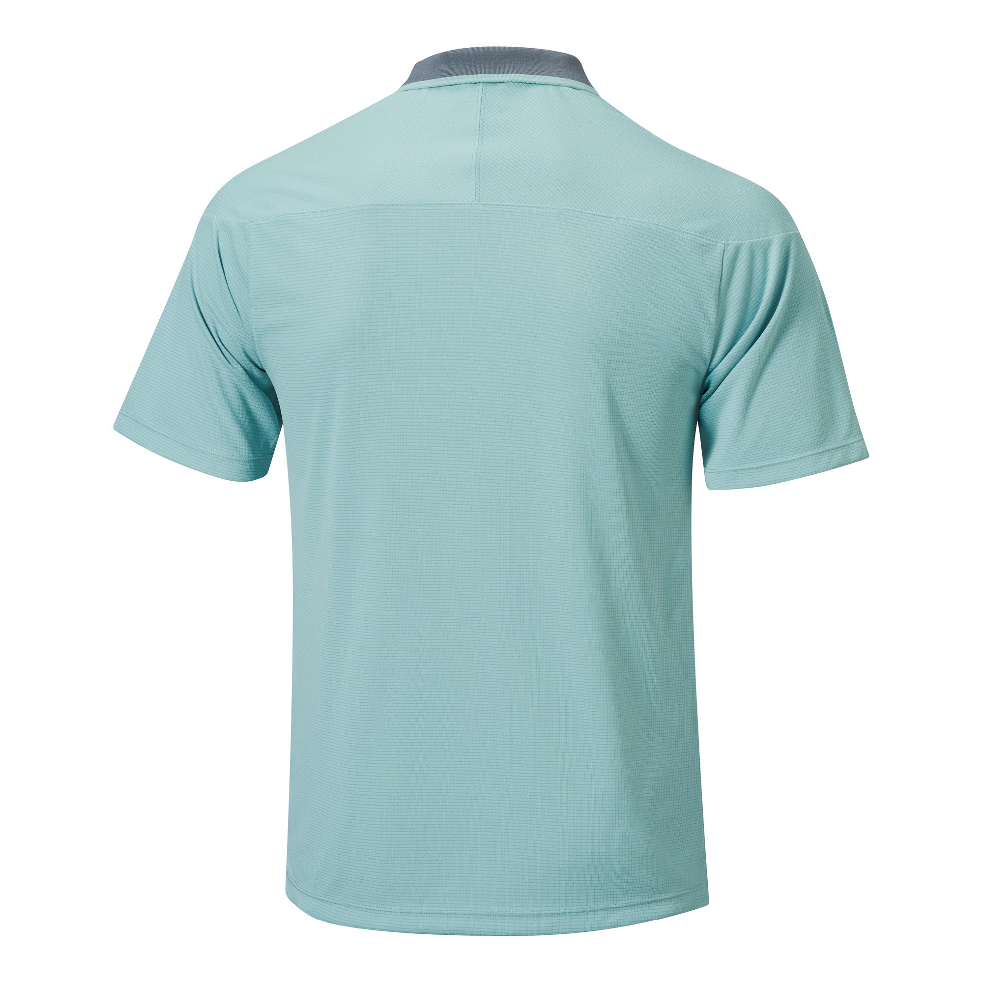 Mizuno Block Interlock Golf Polo Shirt - Aquifer