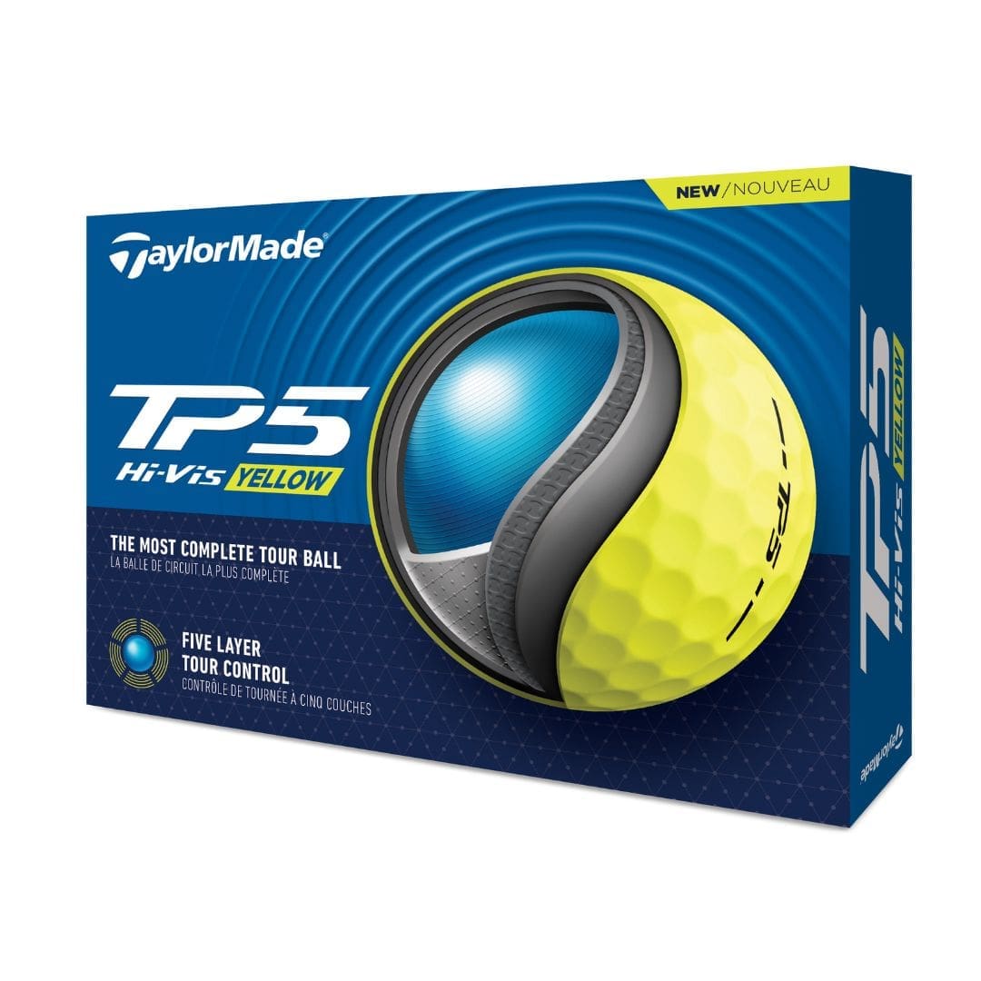 Taylormade 2024 TP5 Golf Balls (Yellow)