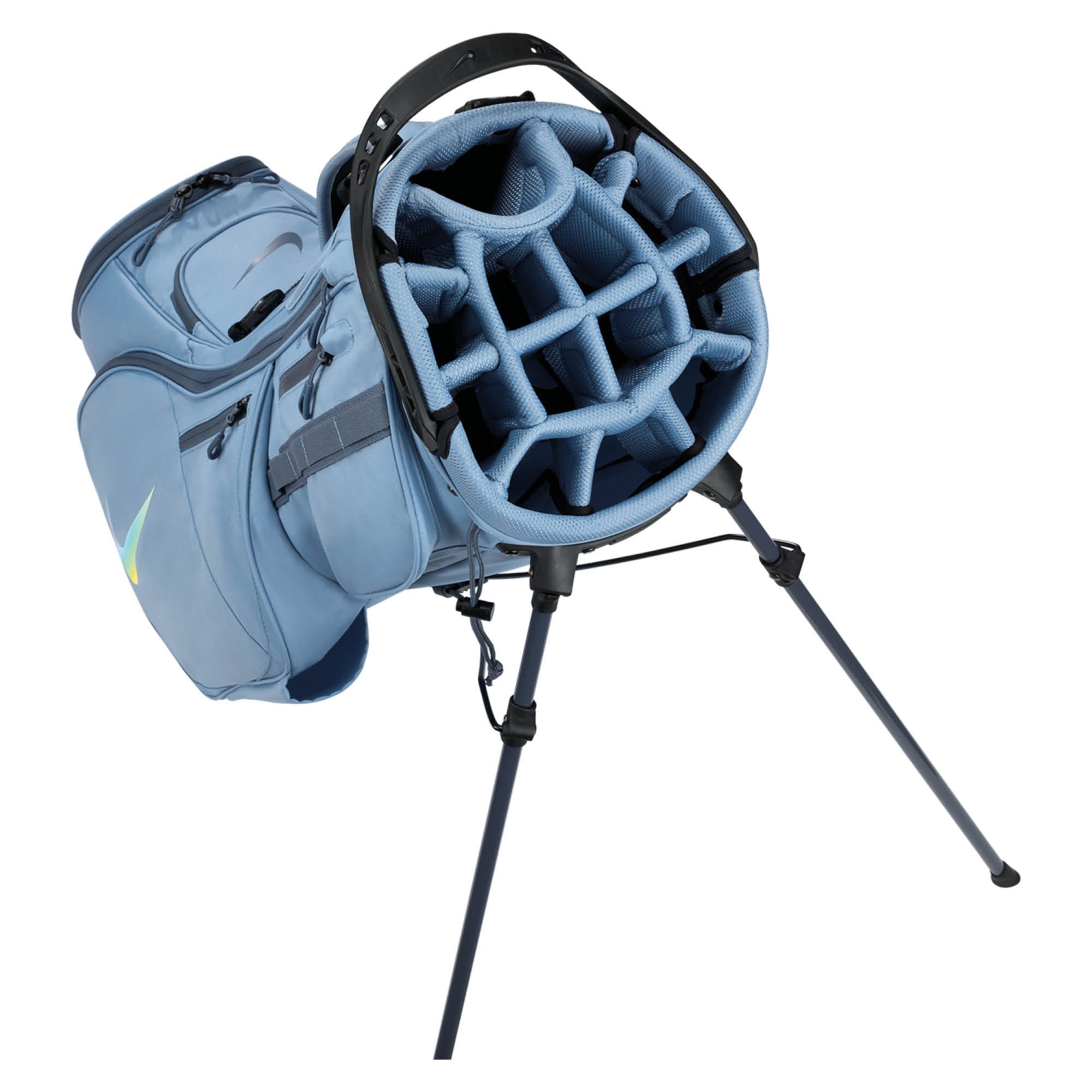 Nike Air Hybrid 2 Golf Stand Bag - Work Blue, Diffused Blue & Multi Iridescent