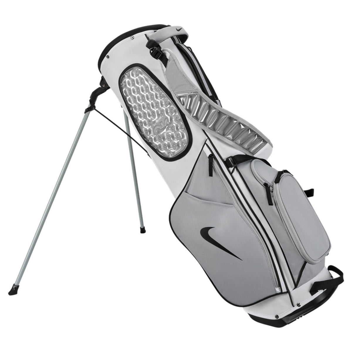 Nike Air Max Lite Golf Stand Bag - White, Wolf Grey & Black