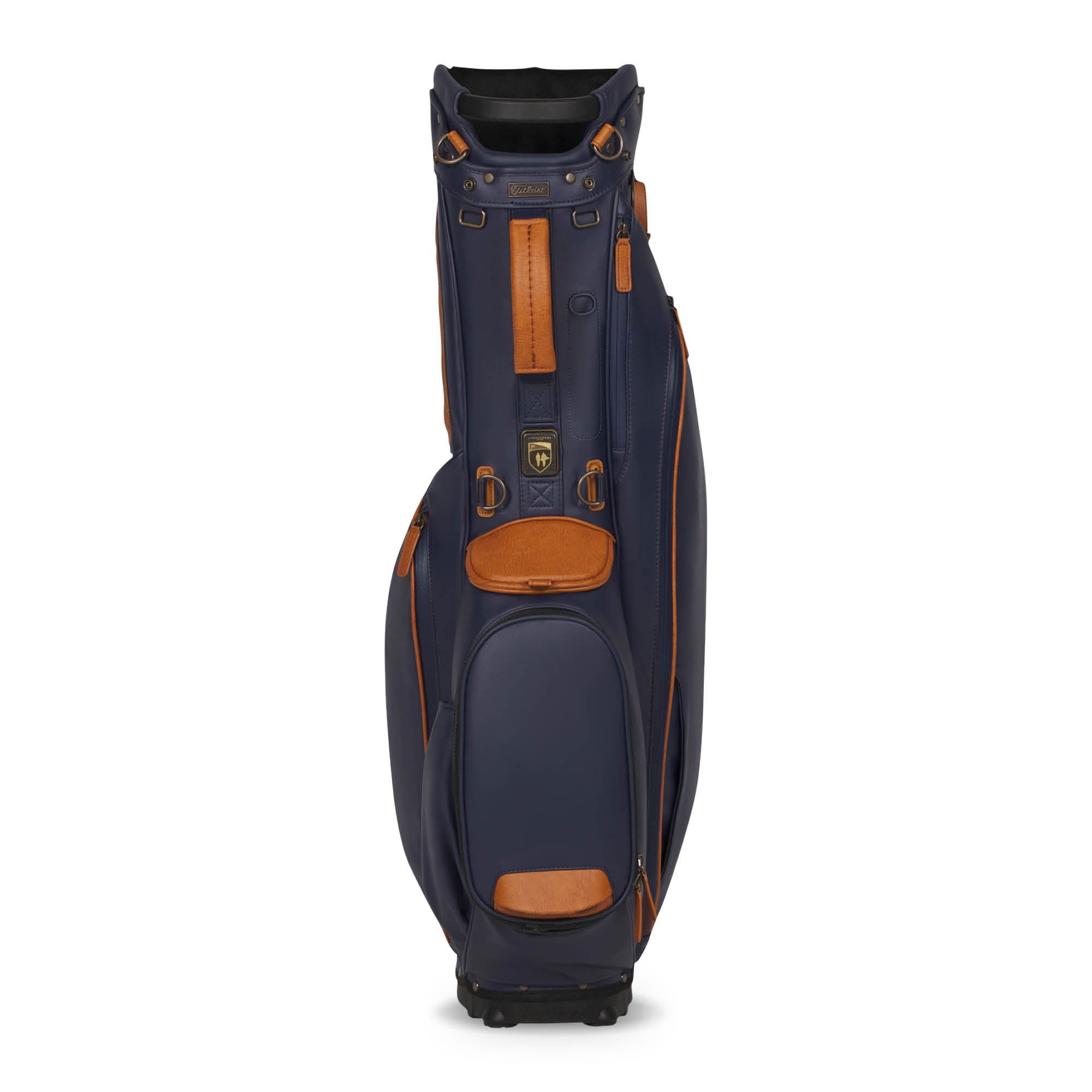 Titleist Links Legend Members Nautical Links Collection Golf Stand Bag - Navy, Palomino & Antique Brass