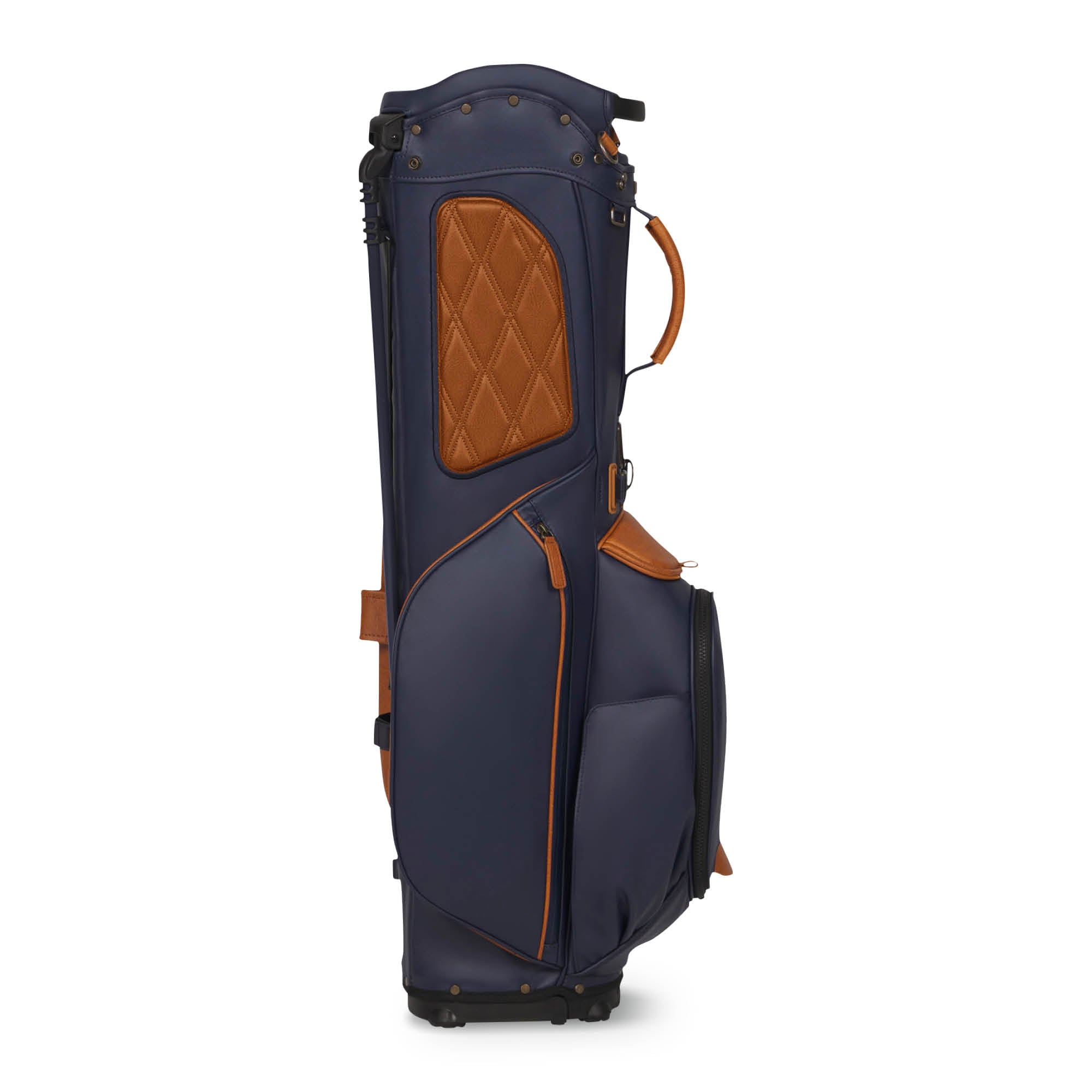 Titleist Links Legend Members Nautical Links Collection Golf Stand Bag - Navy, Palomino & Antique Brass