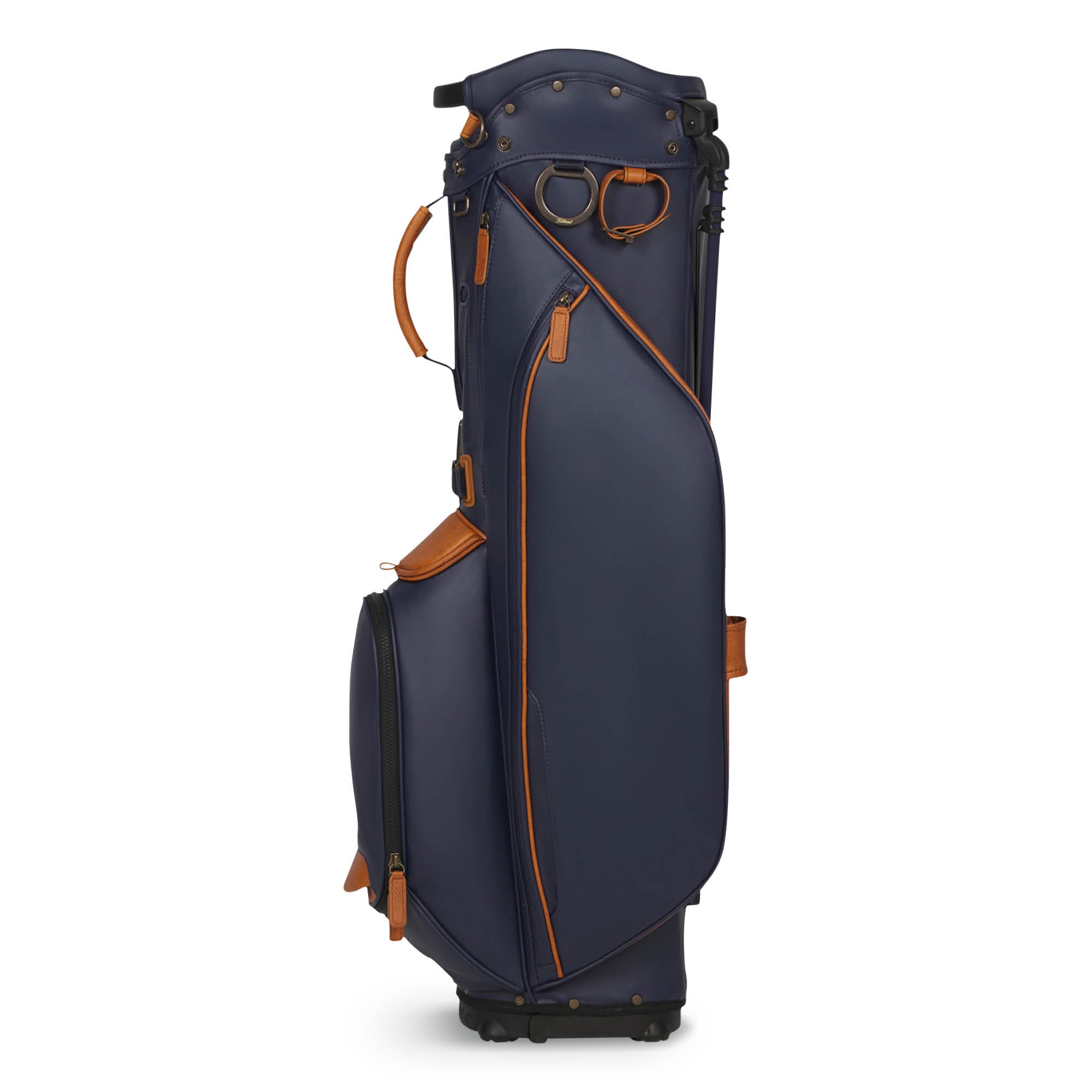 Titleist Links Legend Members Nautical Links Collection Golf Stand Bag - Navy, Palomino & Antique Brass