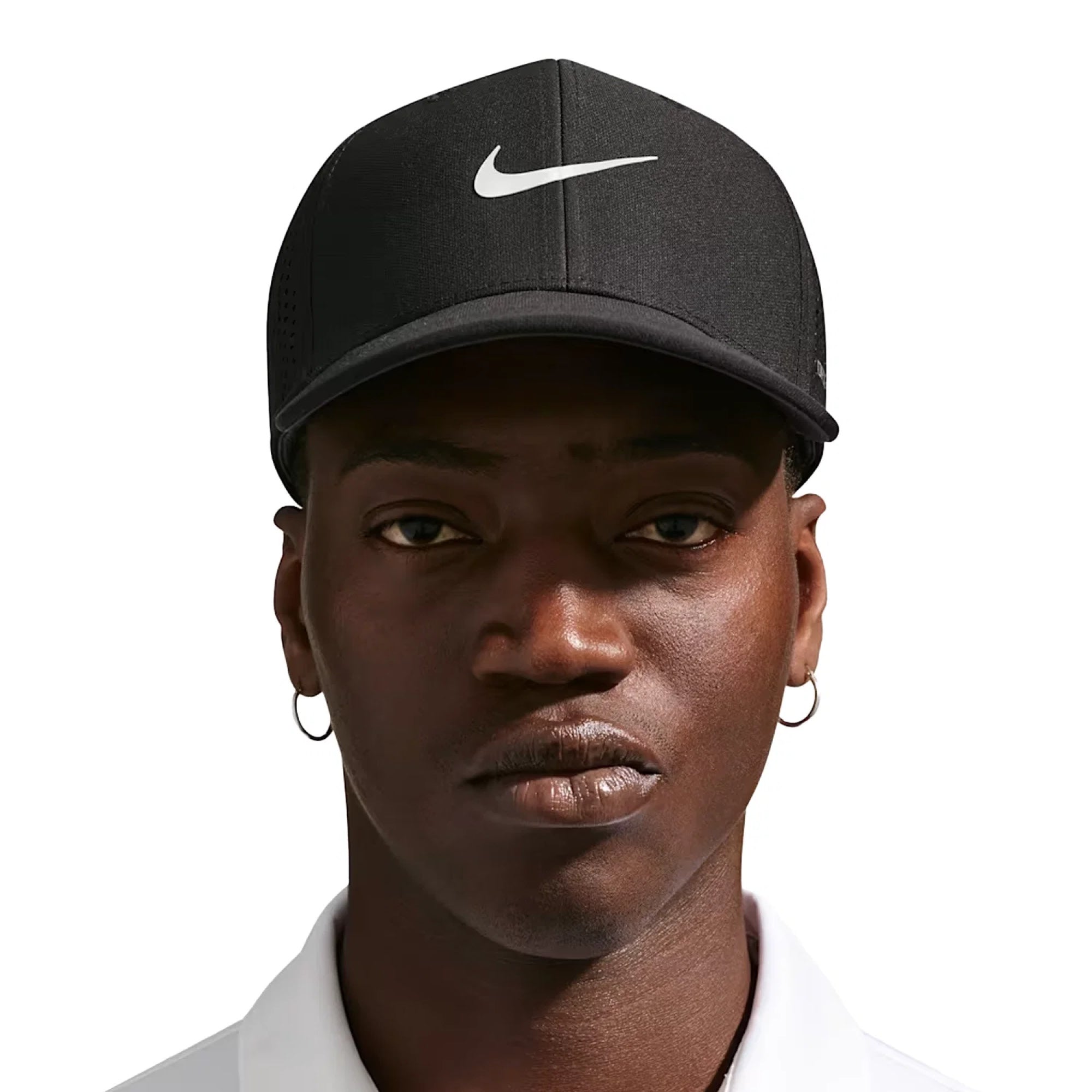 Nike Dri-FIT ADV SwooshFlex Golf Cap - Black