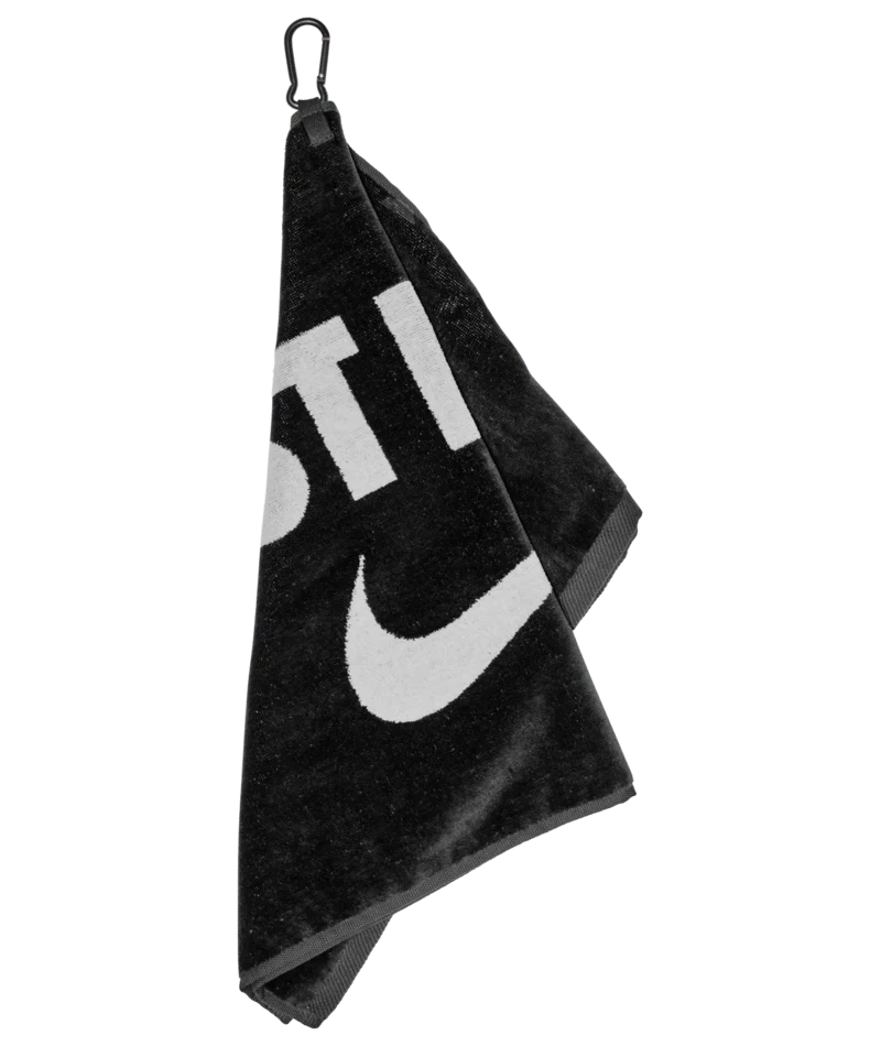 Nike Performance 2.0 Golf Towel - Black & White