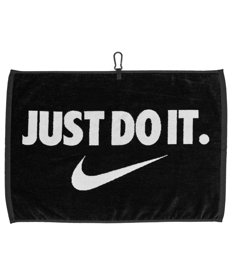 Nike Performance 2.0 Golf Towel - Black & White