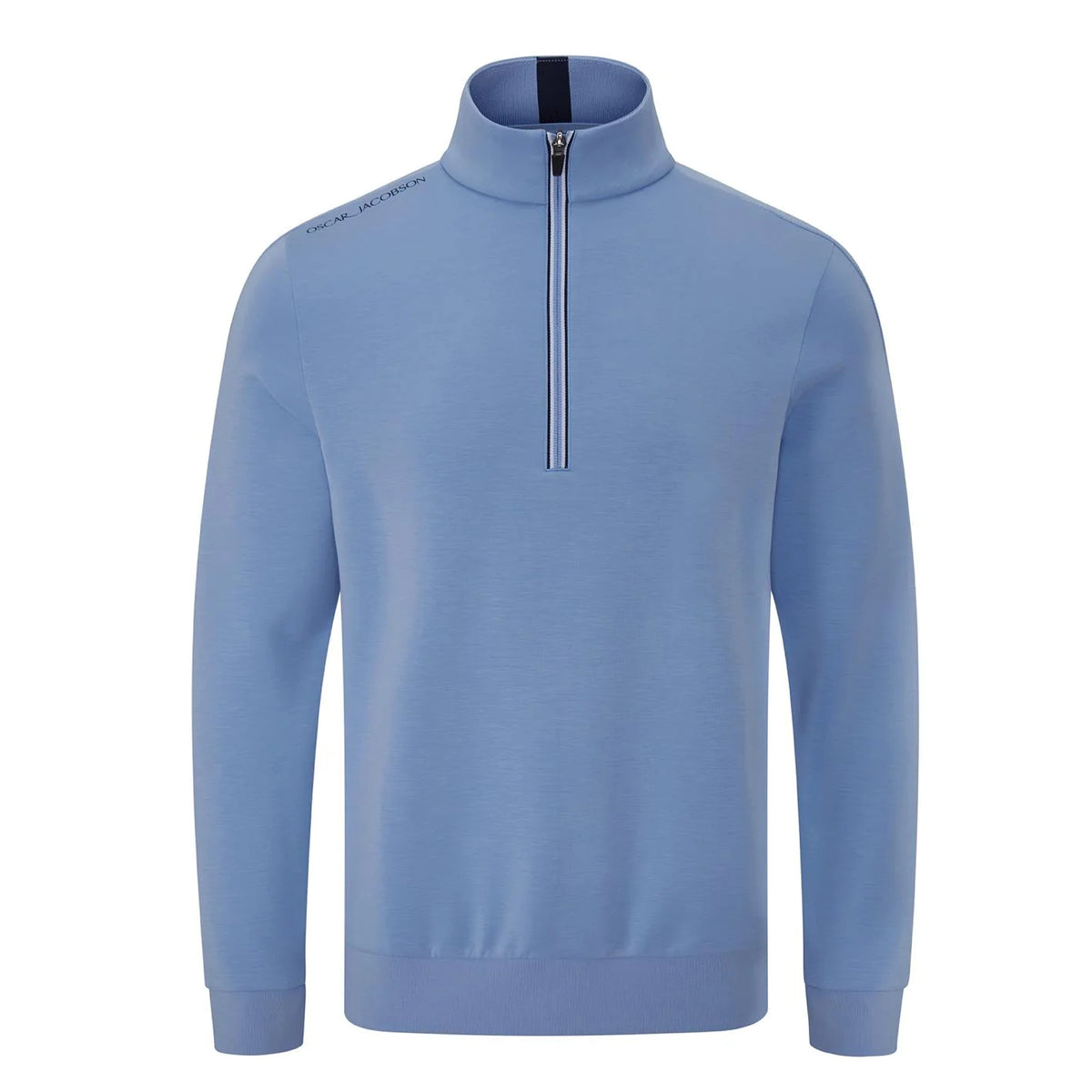 Oscar Jacobson Drew 1/4 Zip Golf Pullover - Dodger Blue