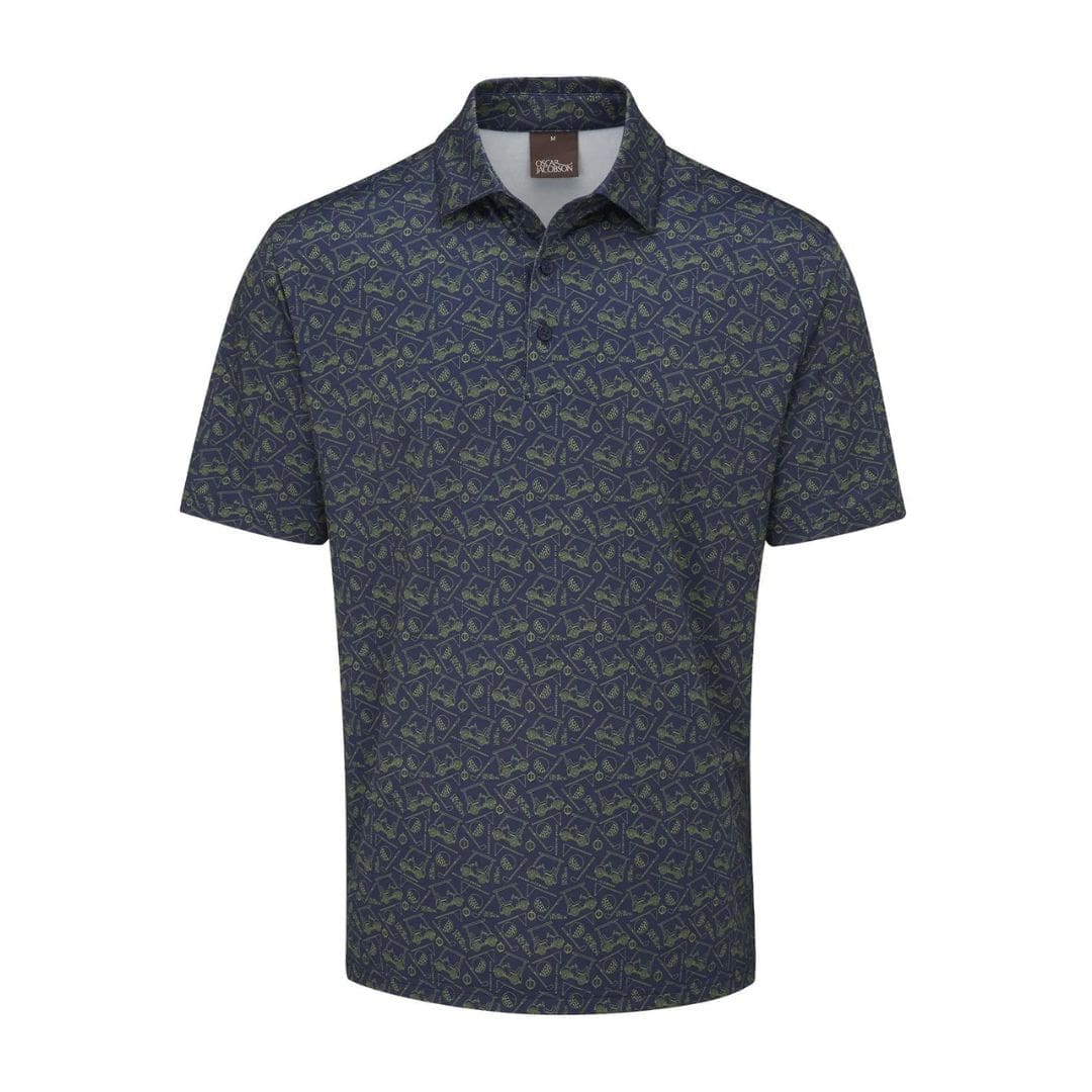 Oscar Jacobson Sonic Golf Polo Shirt (Navy)