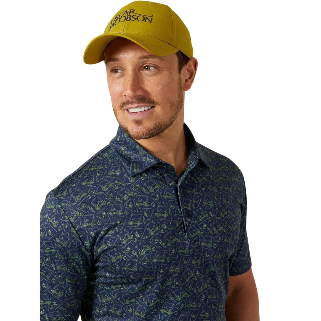 Oscar Jacobson Sonic Golf Polo Shirt (Navy)