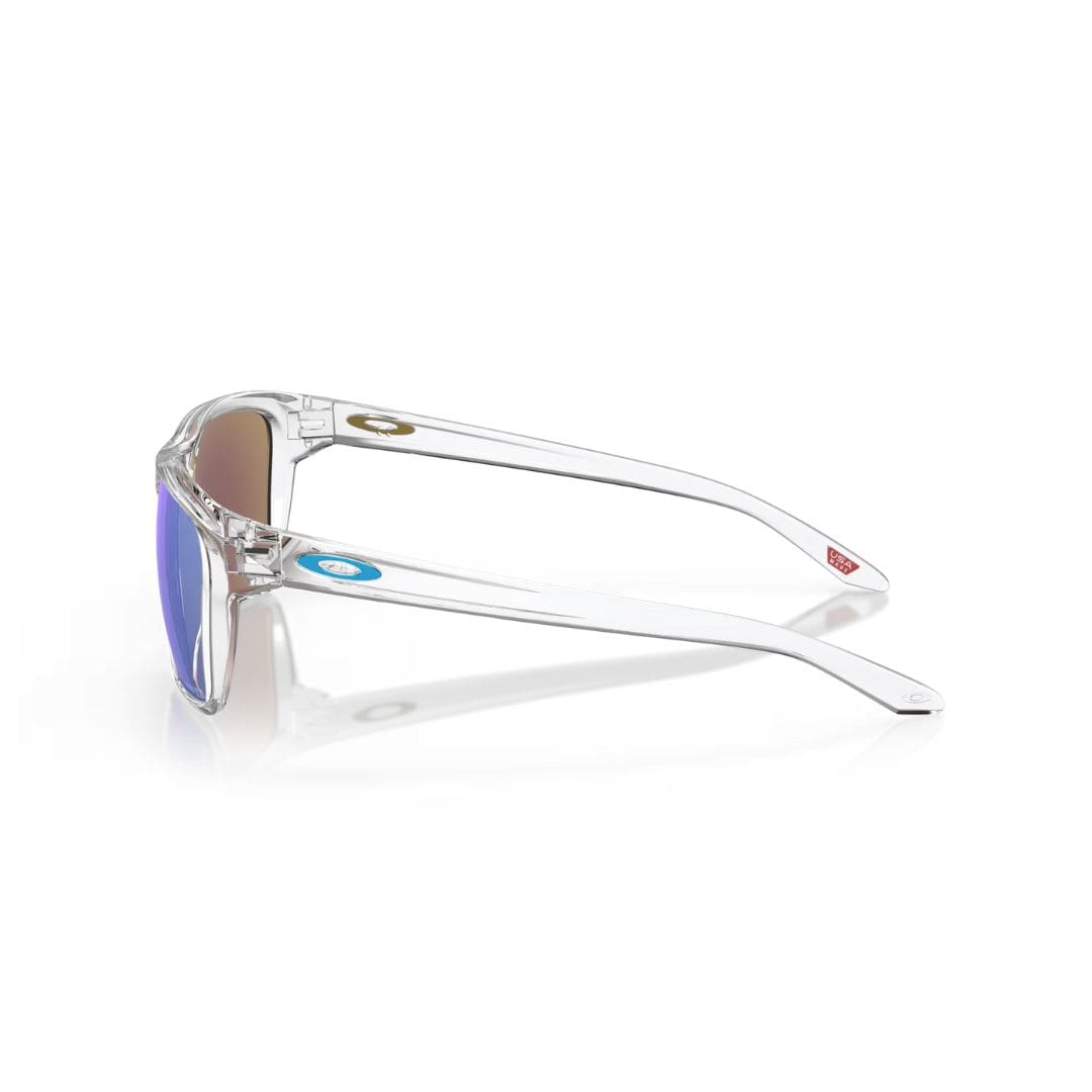 Oakley Sylas Golf Sunglasses (Polished Clear Frame with Prizm Sapphire Lenses)