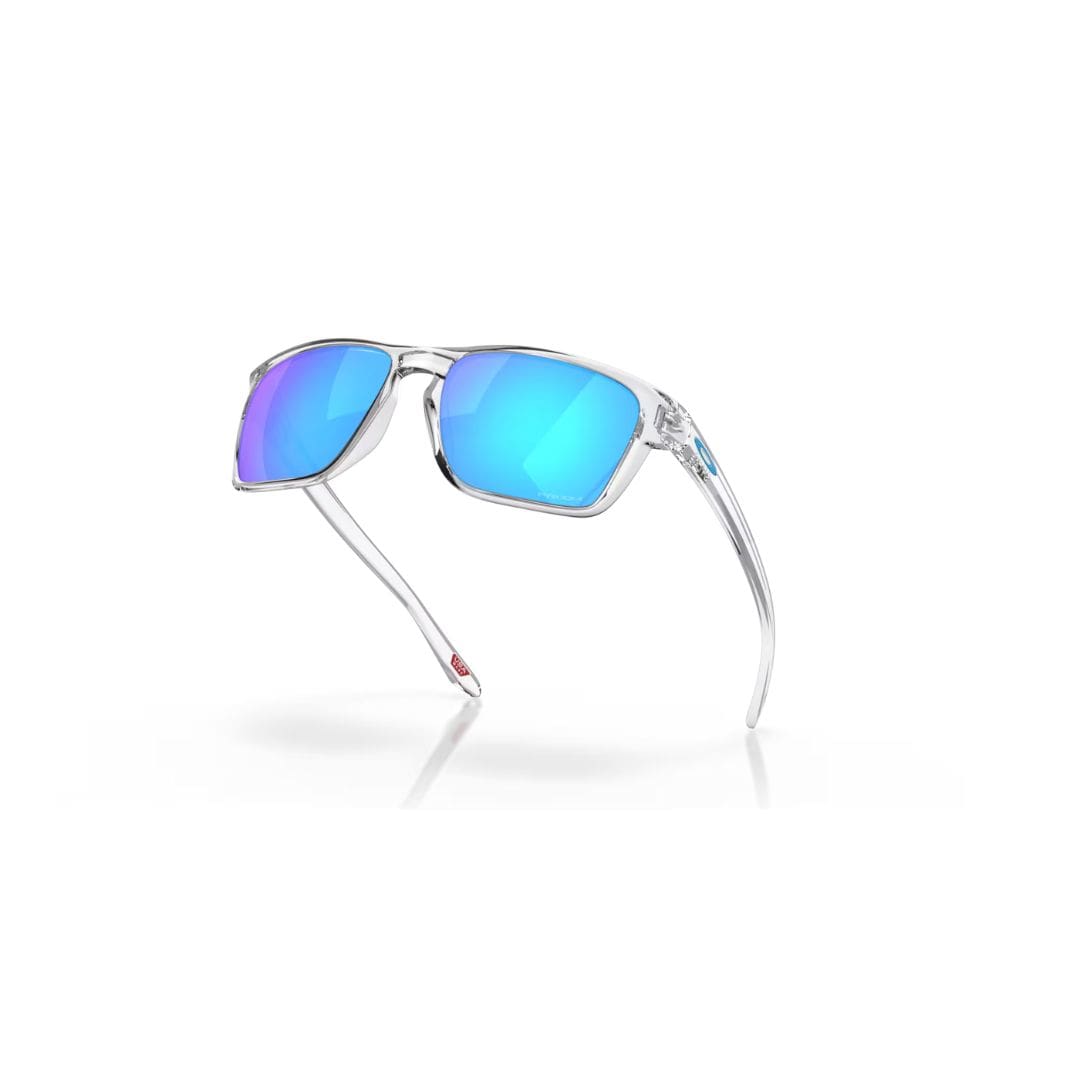 Oakley Sylas Golf Sunglasses (Polished Clear Frame with Prizm Sapphire Lenses)