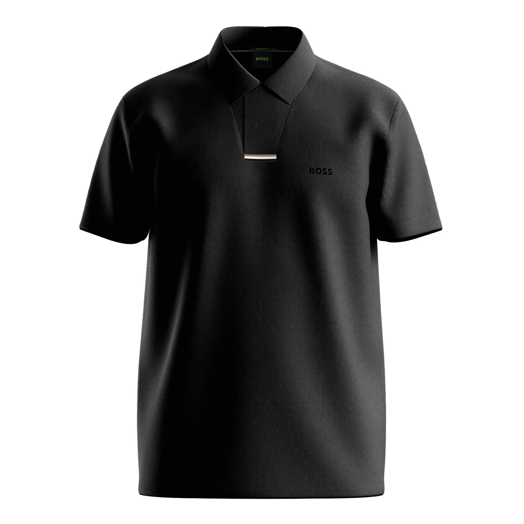 BOSS GOC Swing Golf Polo Shirt - Black
