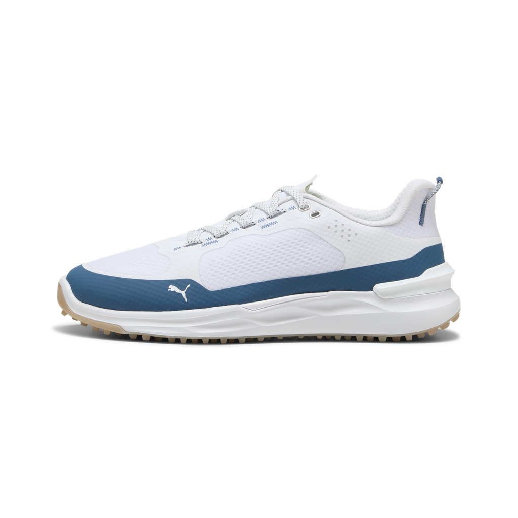 Puma Ignite Elevate X Spikeless Golf Shoes - Puma White & Dark Indigo