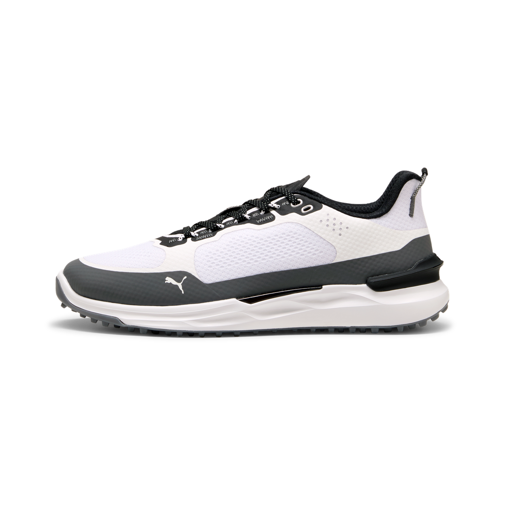 Puma Ignite Elevate X Spikeless Golf Shoes - Puma White, Slate Sky & Black