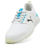 Puma Ignite Elevate 2 Tour Spiked Golf Shoes - Puma White, Blue & Apple