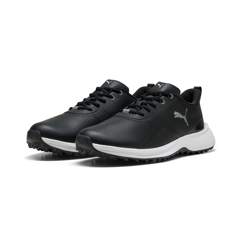 Puma Fusion Grip 6 Evo Spikeless Golf Shoes - Puma Black & Puma Silver