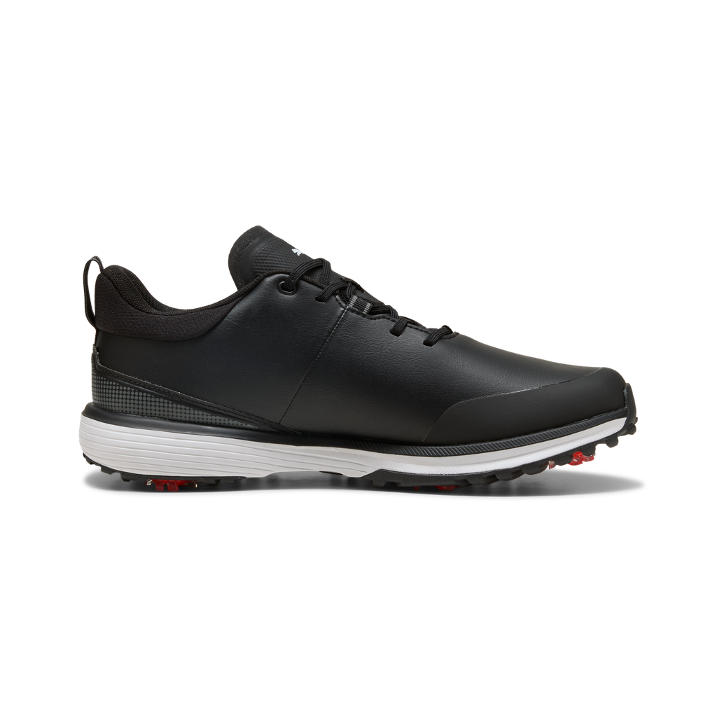 Puma Fusion Grip ST Spiked Golf Shoes - Puma Black & Puma Silver