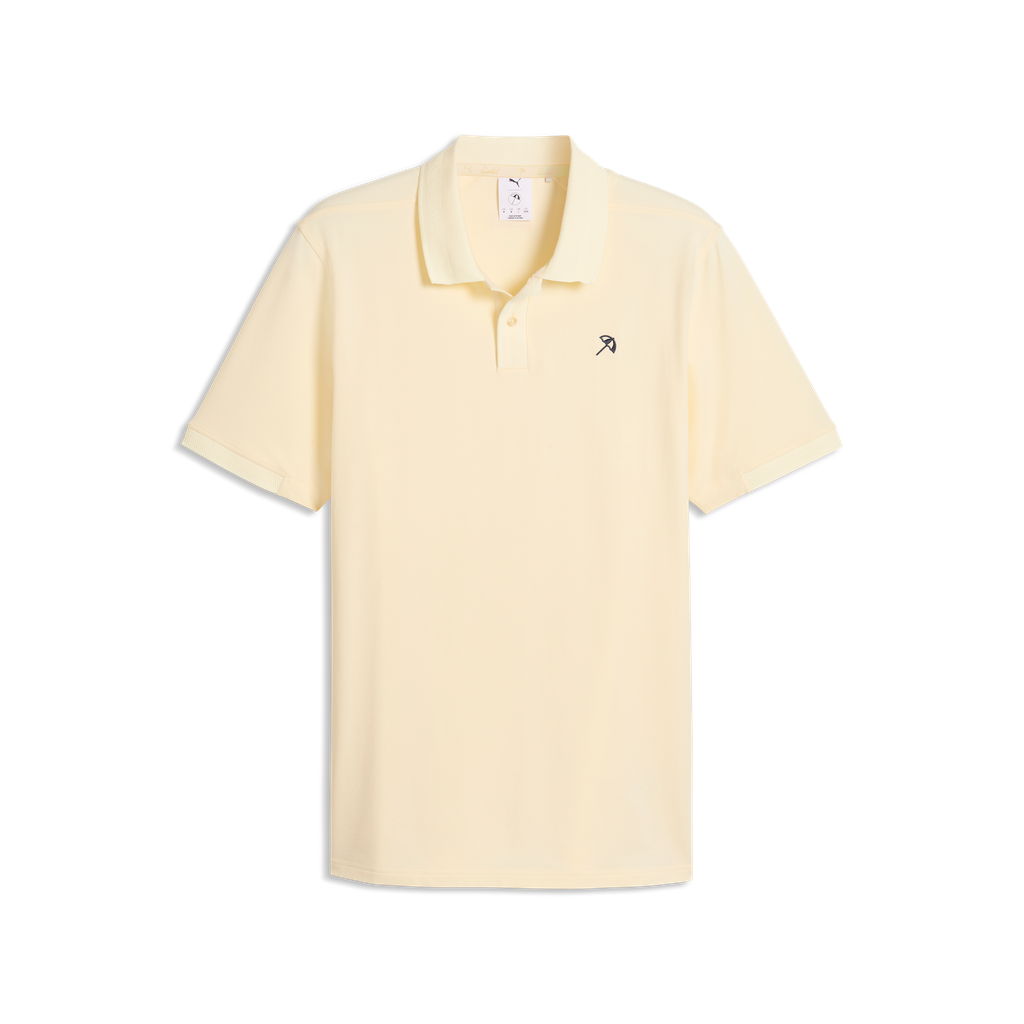 Puma x Arnold Palmer Madlon Golf Polo Shirt - Lemon Butter