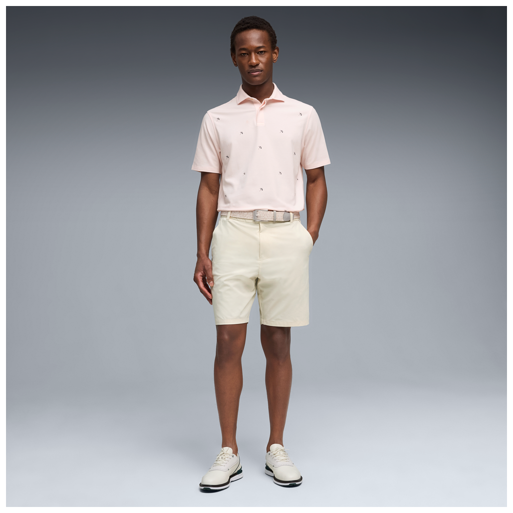 Puma x Arnold Palmer Madlon Umbrella Golf Polo Shirt - Jasmine Flower