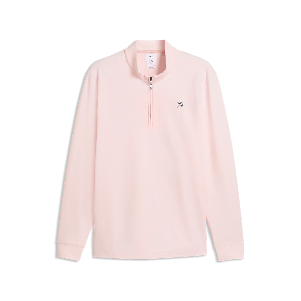 Puma X Arnold Palmer Cloudspun 1/4 Zip Golf Pullover - Jasmine Flower