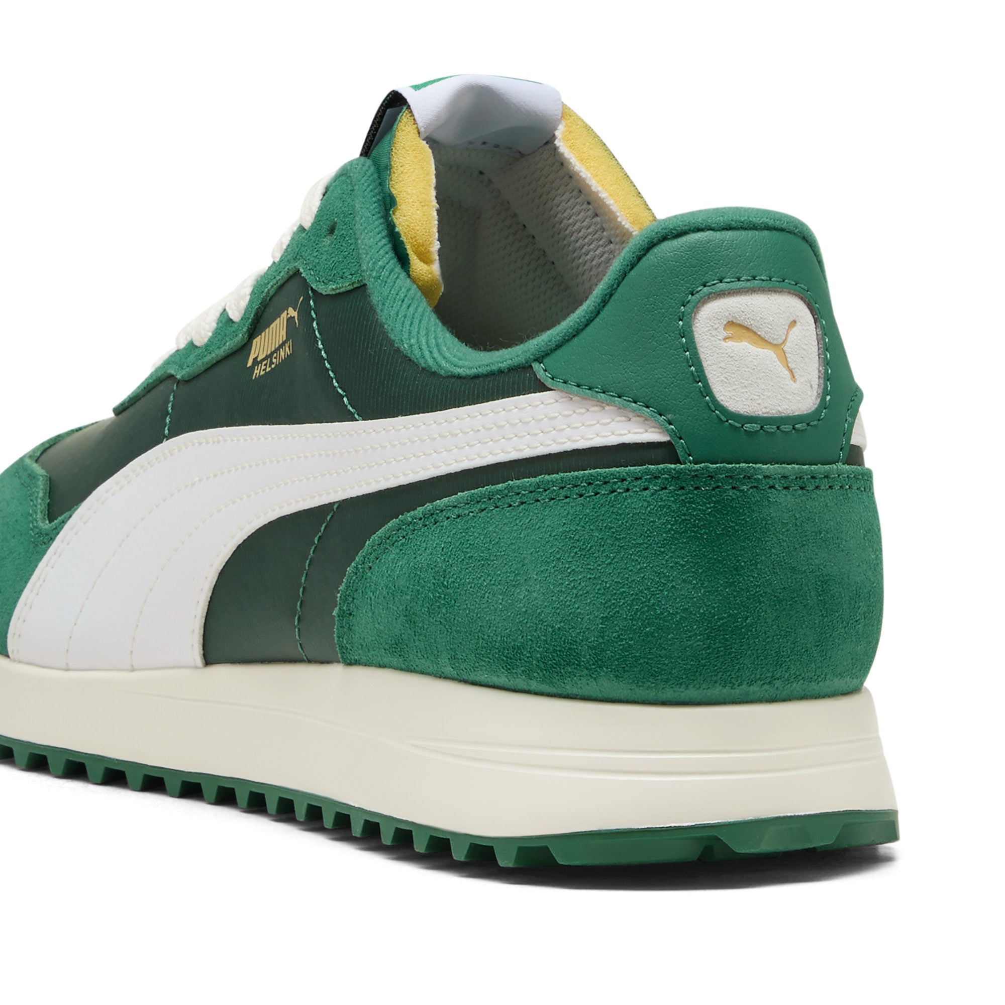 Puma Helsinki G Spikeless Golf Shoes - Vine & Puma White