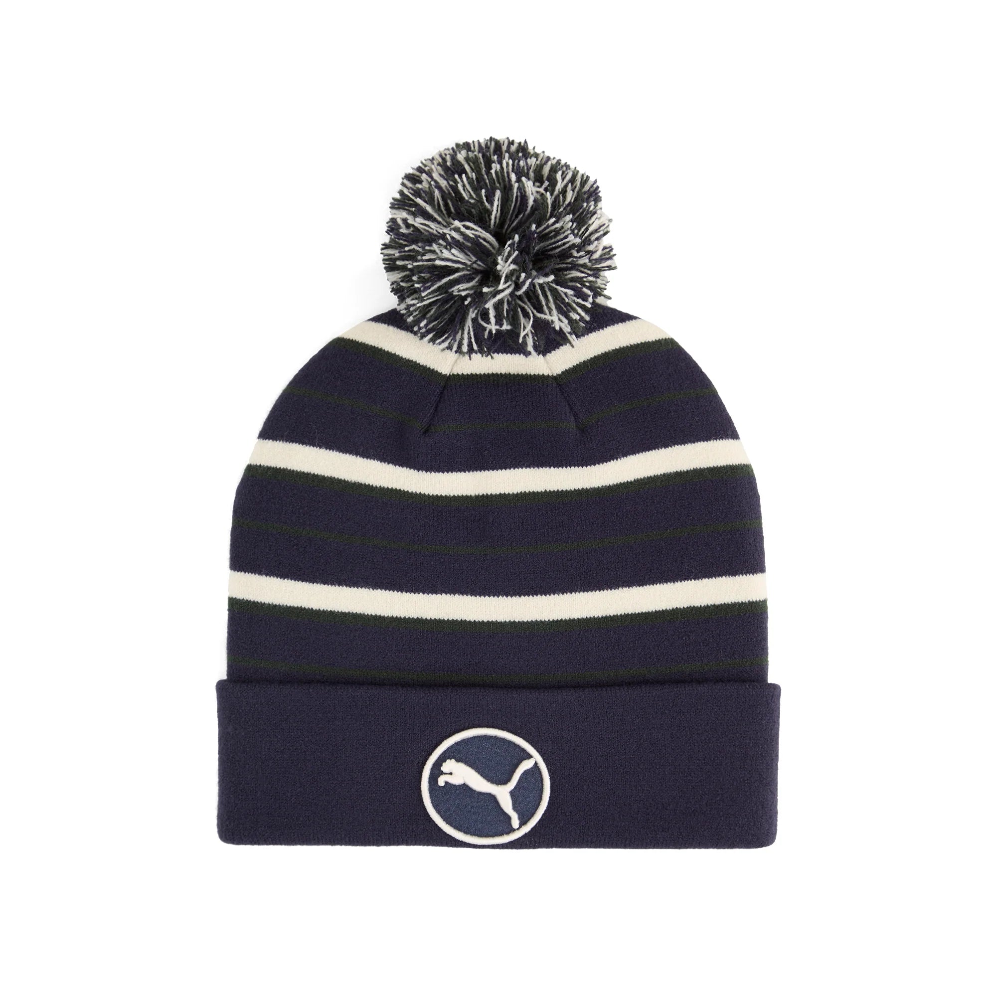 Puma Golf Pom Beanie - Navy & White