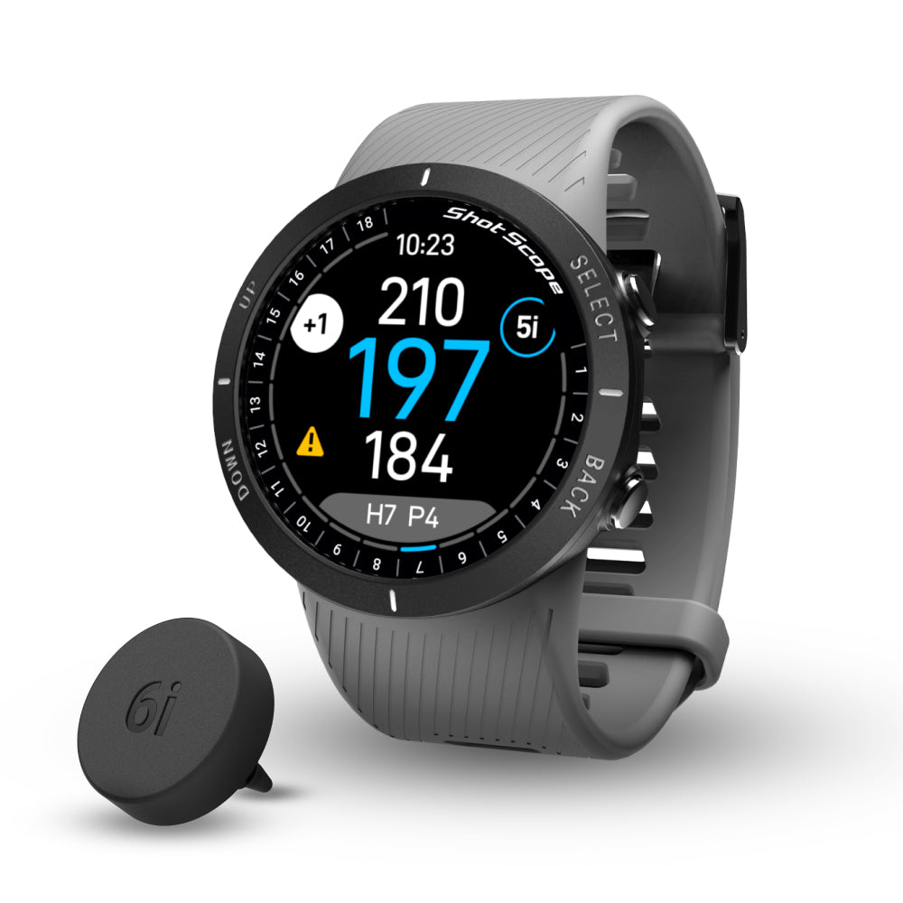 Shot Scope V5 GPS Watch - Grey