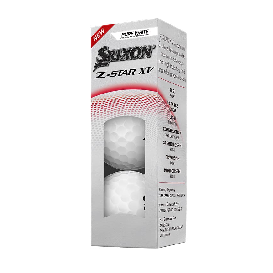 Srixon Z-Star XV Golf Balls 2025 (White)
