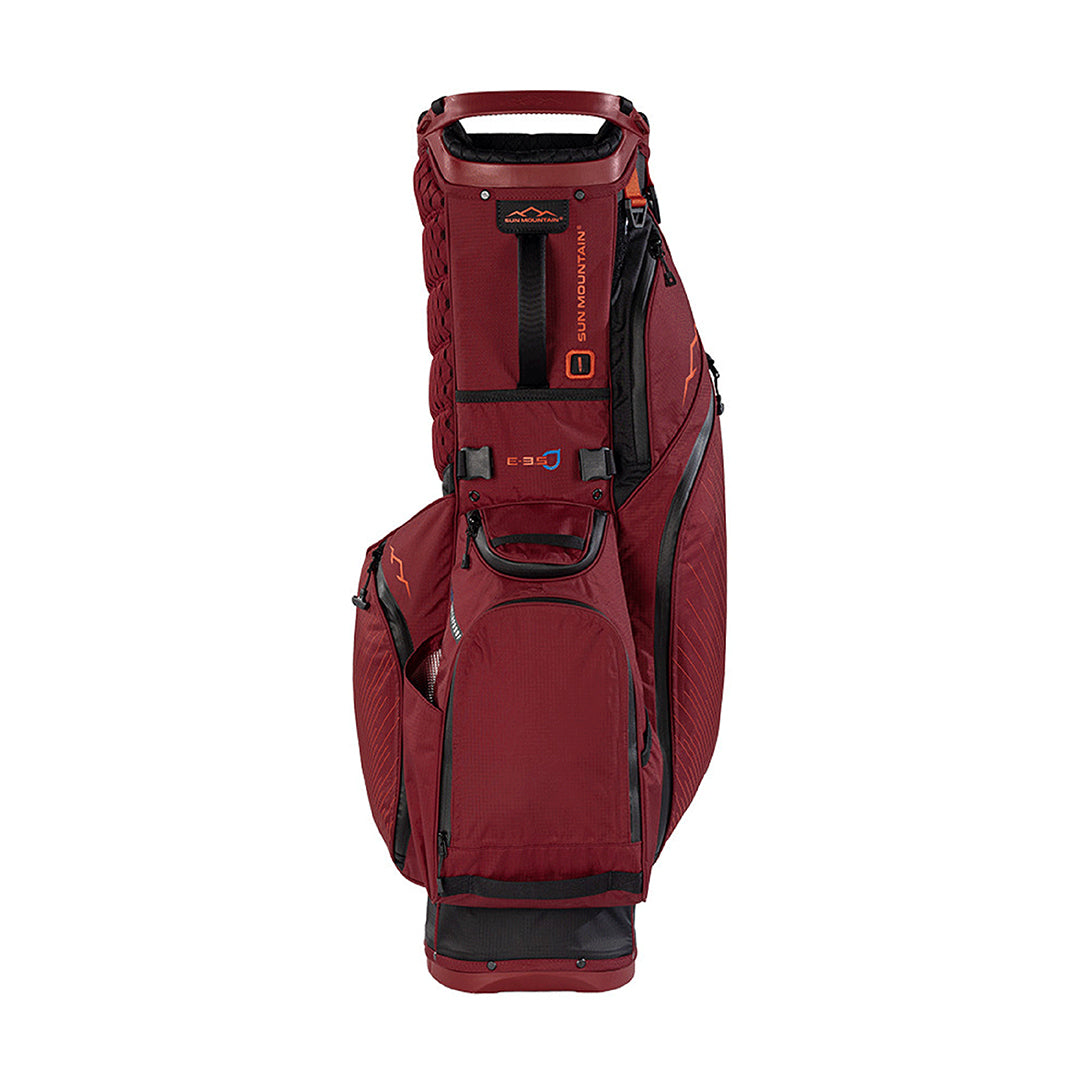 Sun Mountain Eclipse E-3.5 H2NO 4-Way Golf Stand Bag (Black, Garnet & Inferno)