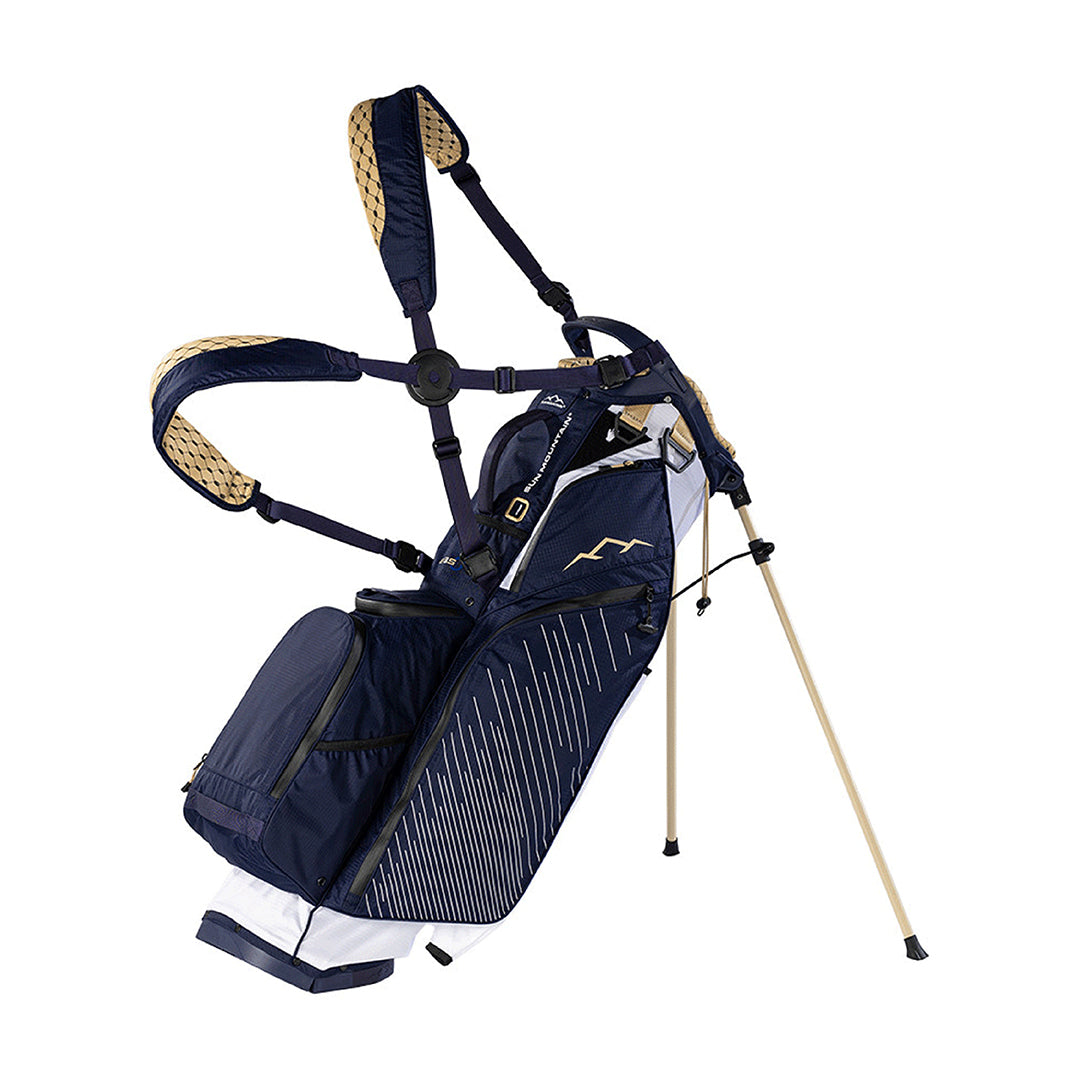 Sun Mountain Eclipse E-3.5 H2NO 4-Way Golf Stand Bag (White, Navy & Gold)