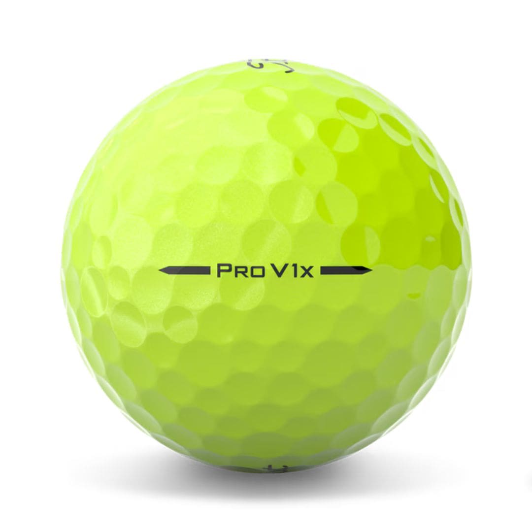 Titleist Pro V1x Golf Balls 2025 (Yellow)