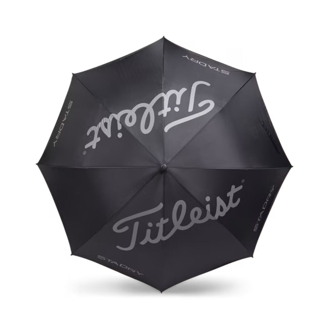 Titleist StaDry Single Canopy Umbrella - Black & Charcoal