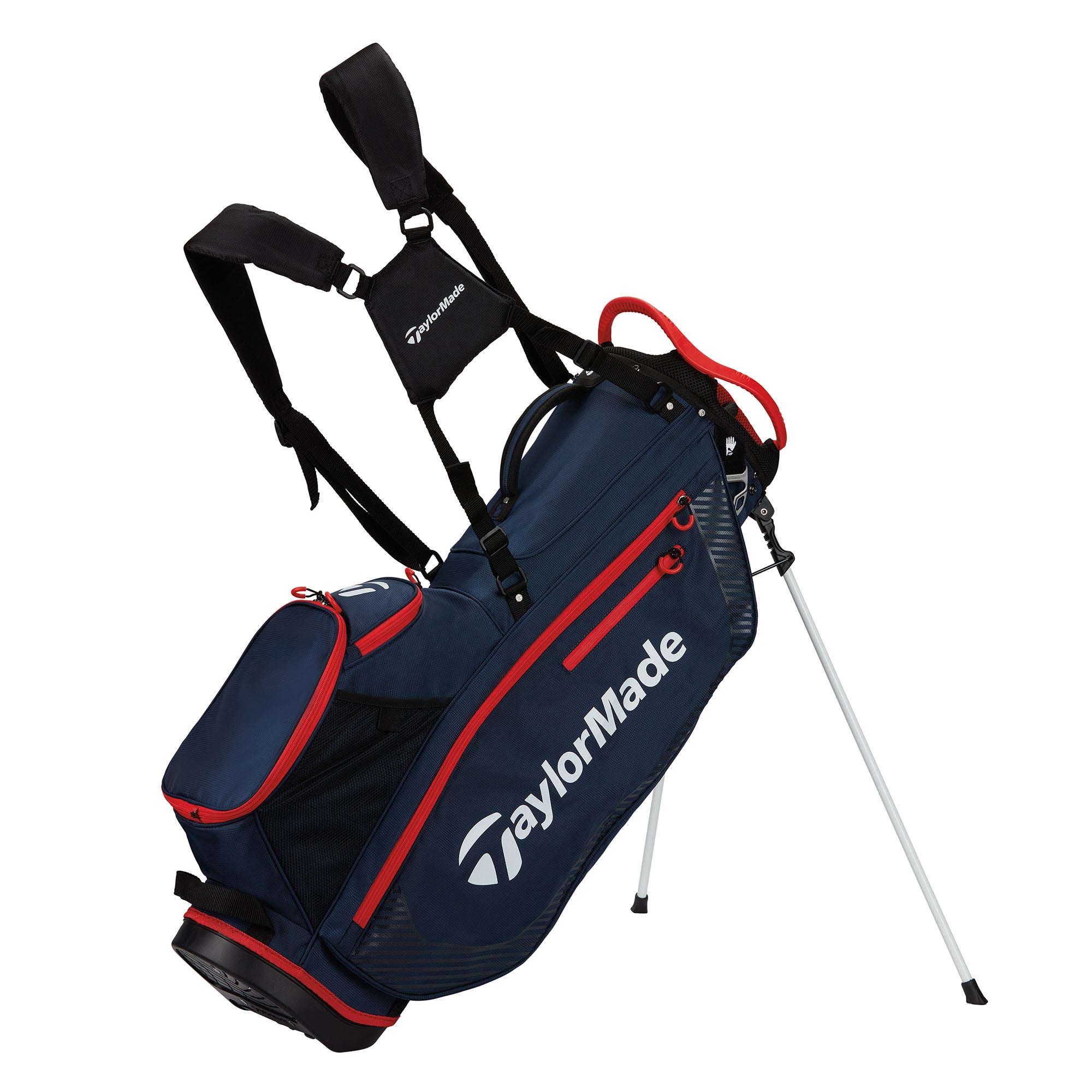 Taylormade Pro Golf Stand Bag - Navy & Red