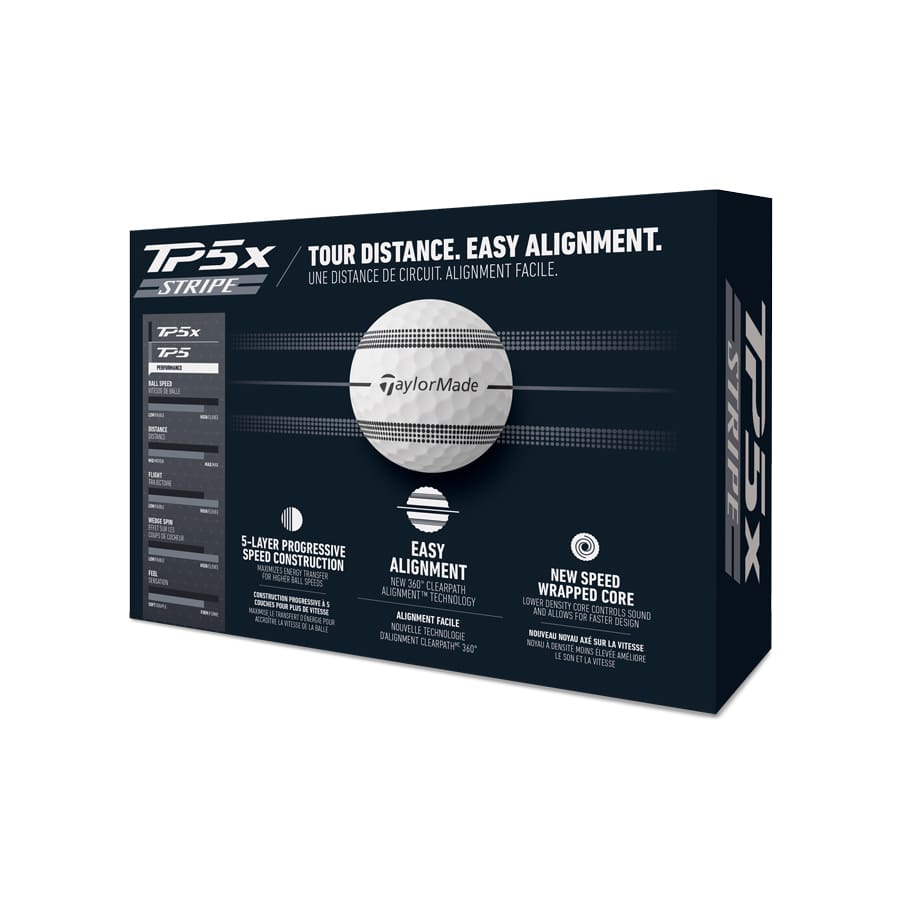 Taylormade TP5x Stripe Golf Balls