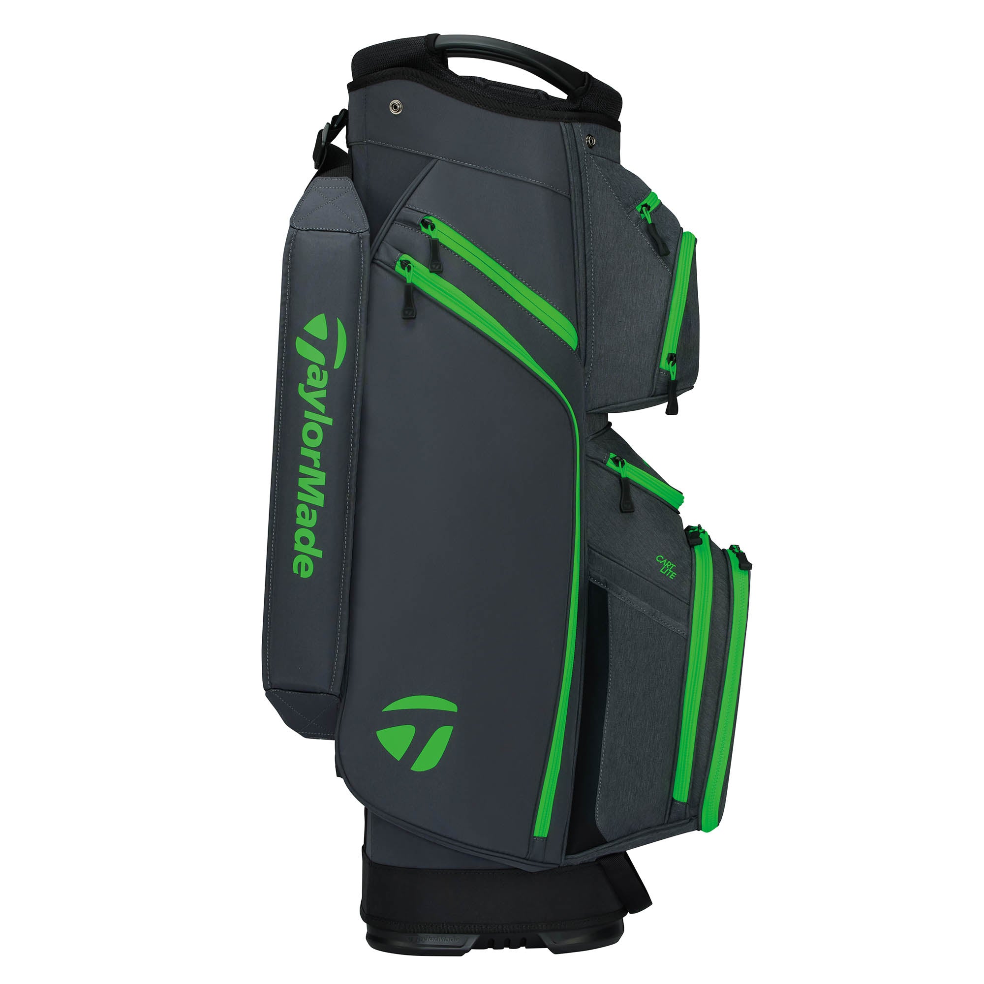 TaylorMade Cart Lite Golf Cart Bag - Grey & Neon Green