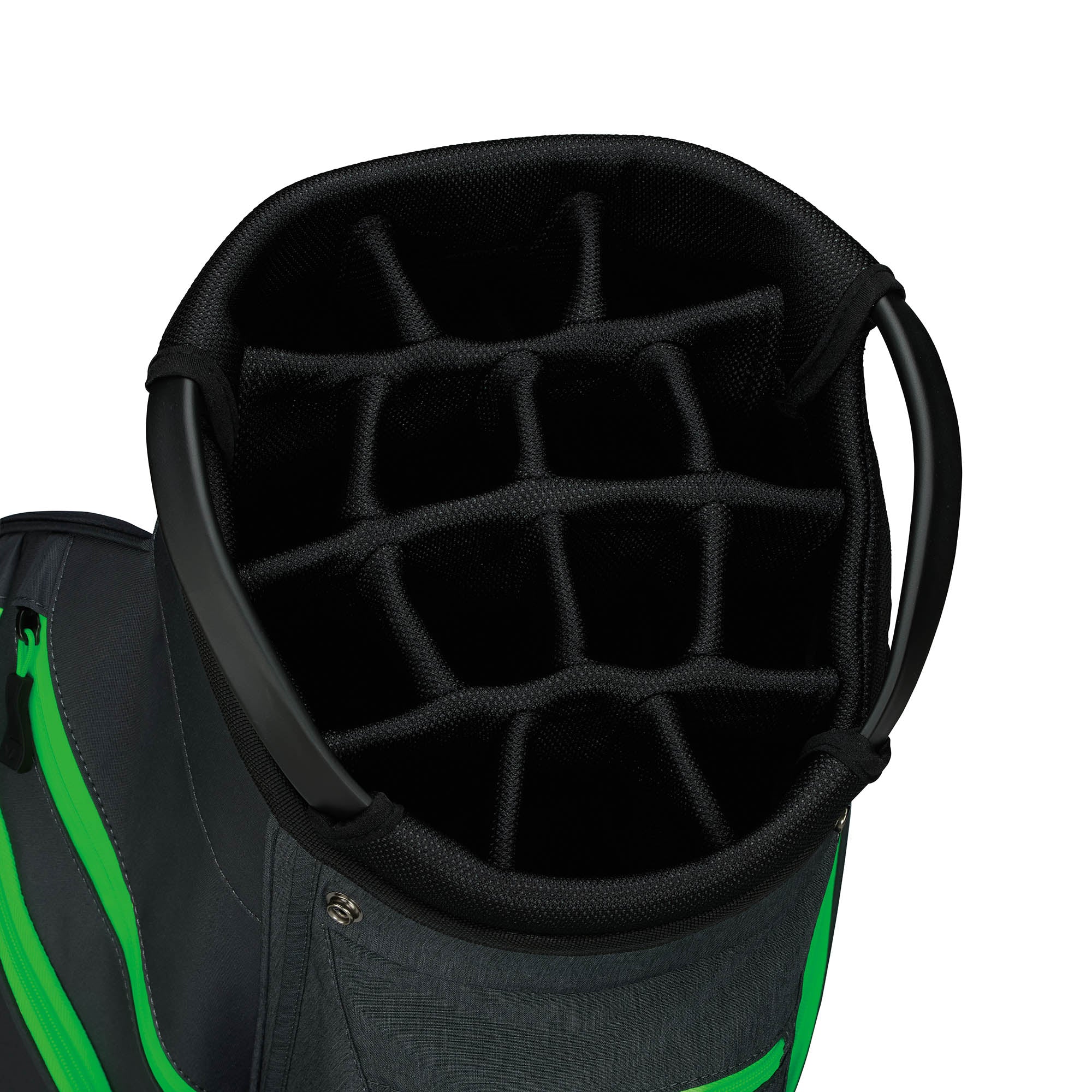 TaylorMade Cart Lite Golf Cart Bag - Grey & Neon Green