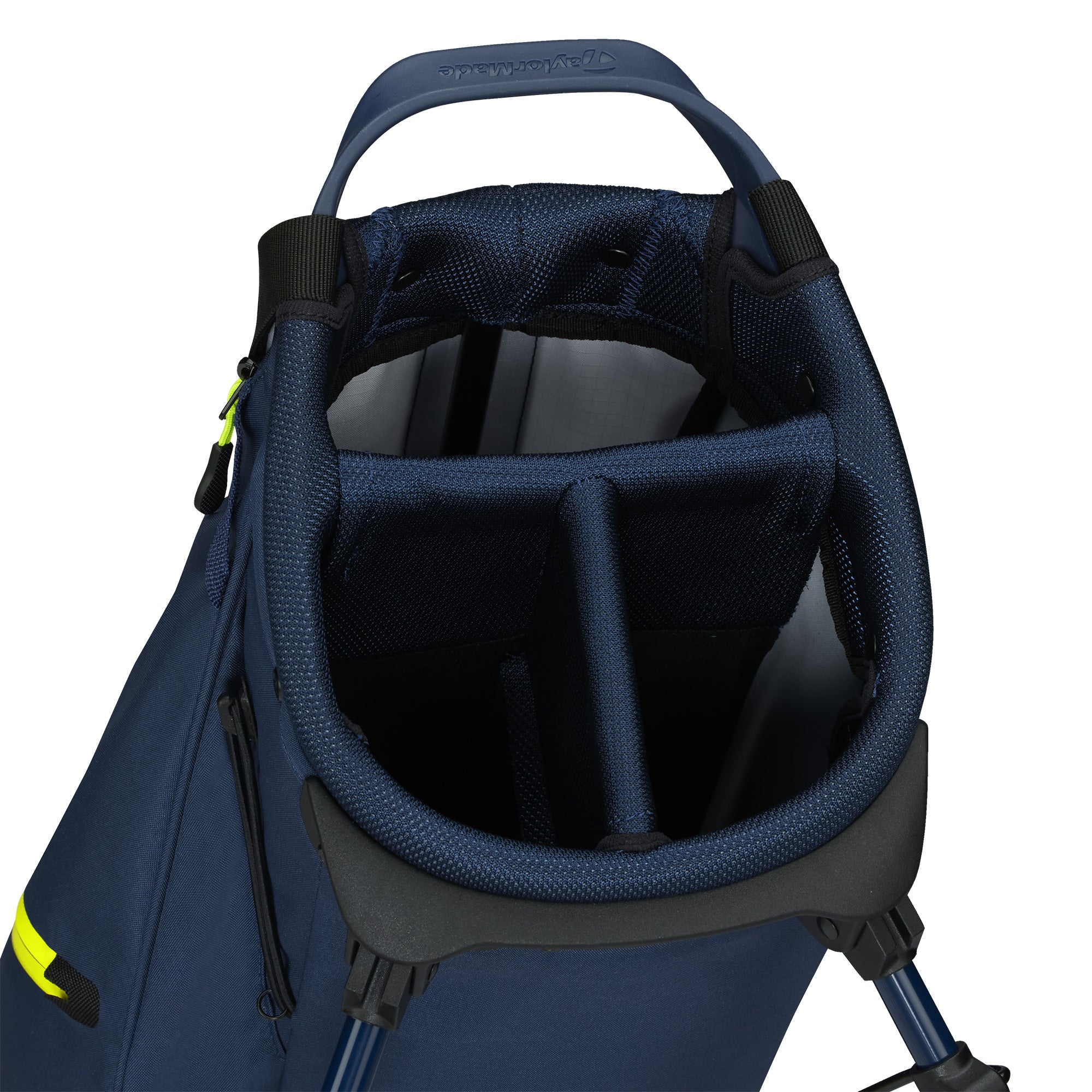 Taylormade Flextech Carry Golf Stand Bag - Navy, White & Lime
