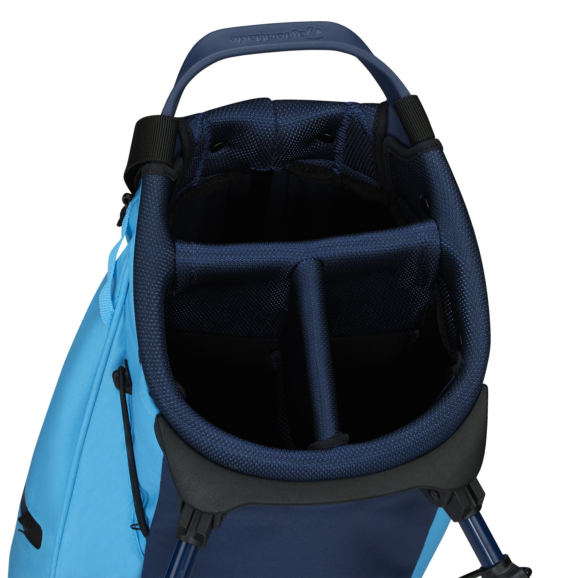 TaylorMade Flextech Carry Golf Stand Bag - Cyan & Navy
