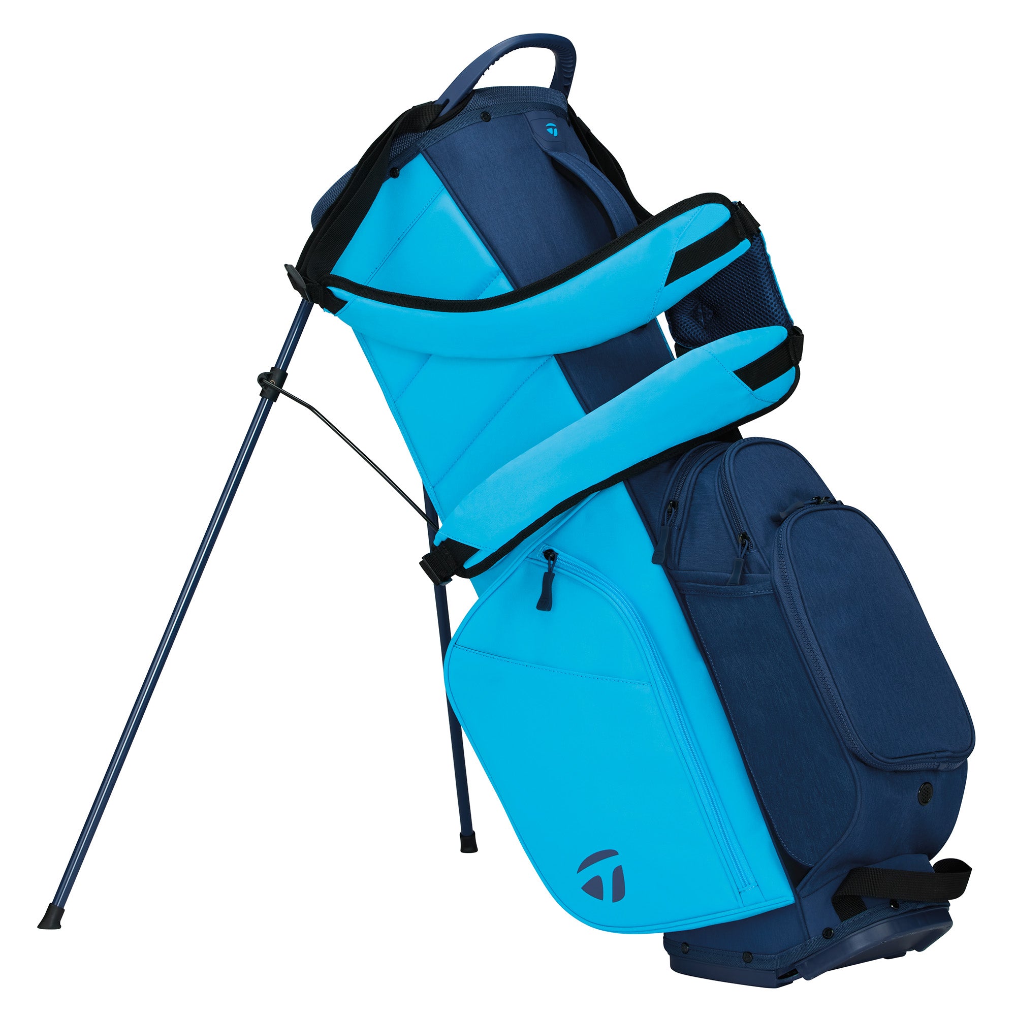 TaylorMade Flextech Crossover Golf Stand Bag - Cyan & Navy