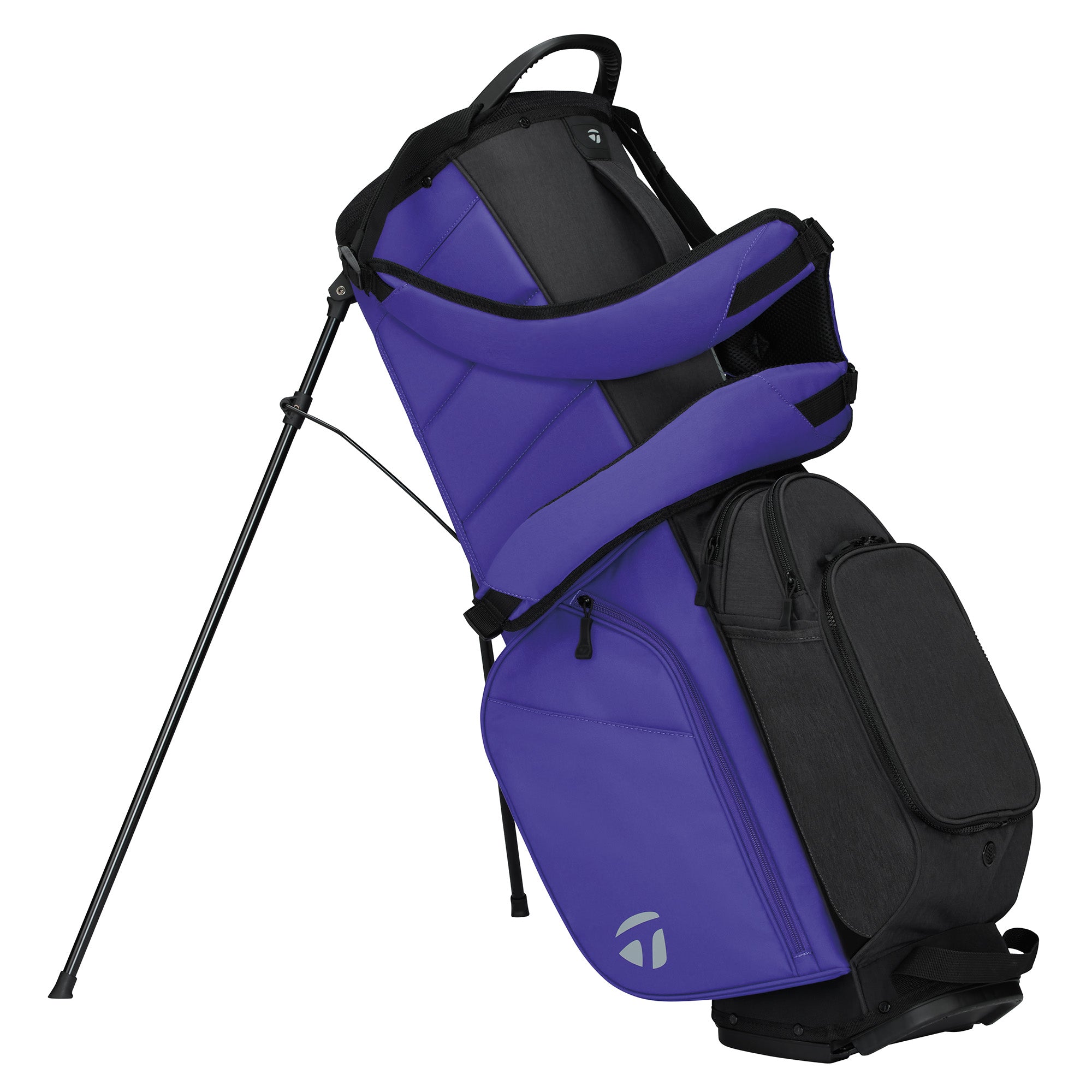 TaylorMade Flextech Crossover Golf Stand Bag - Violet & Black