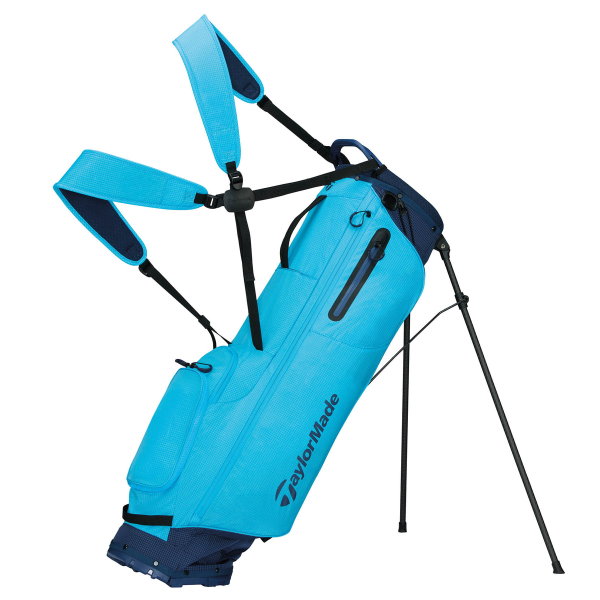 TaylorMade Flextech SuperLite Golf Stand Bag - Cyan & Navy