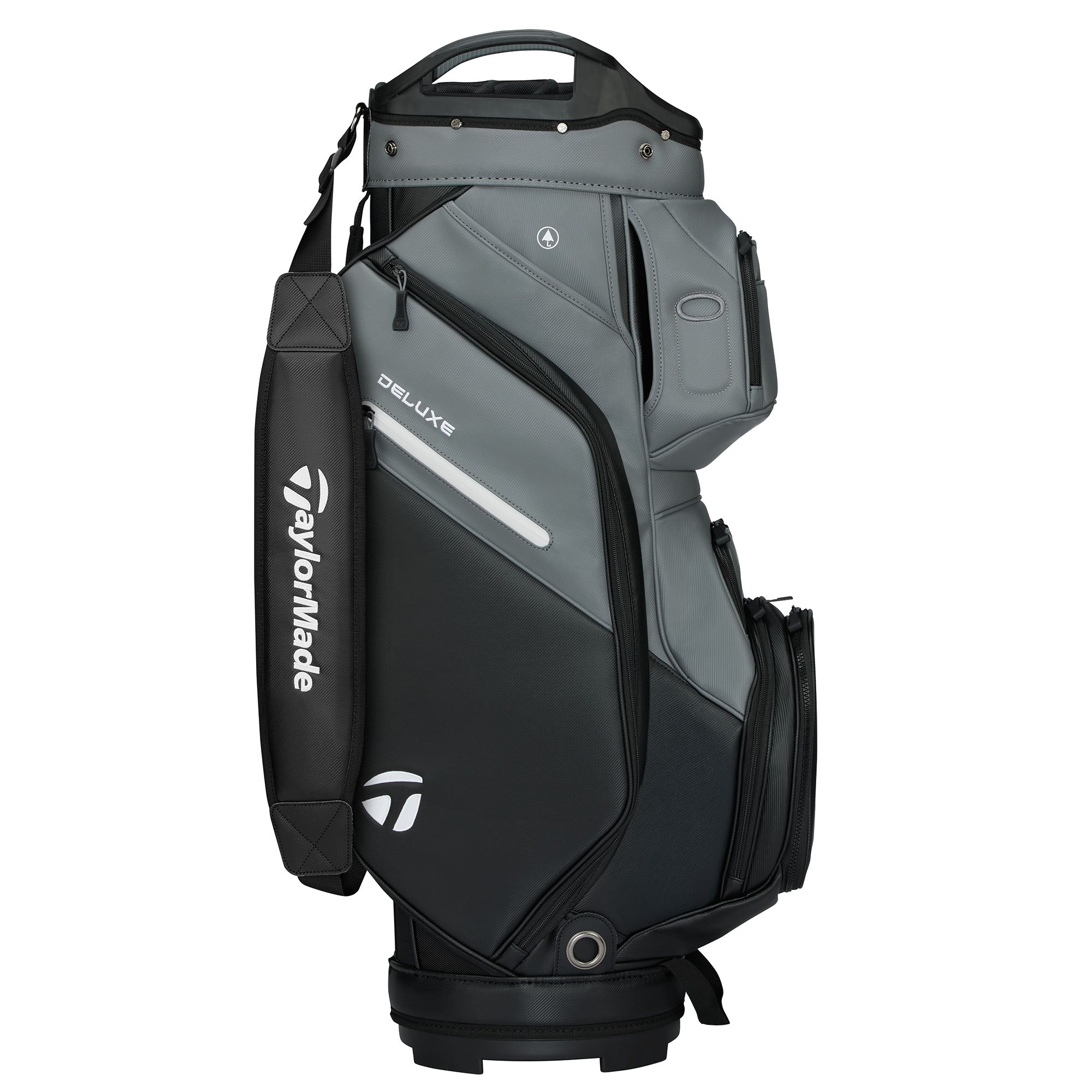 TaylorMade Deluxe Cart Bag - Black & Grey