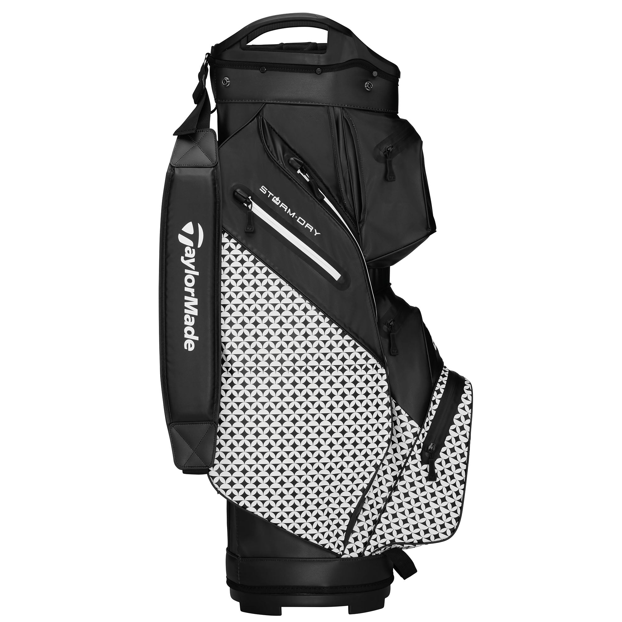 TaylorMade StormDry Waterproof Golf Cart Bag - Heritage Black
