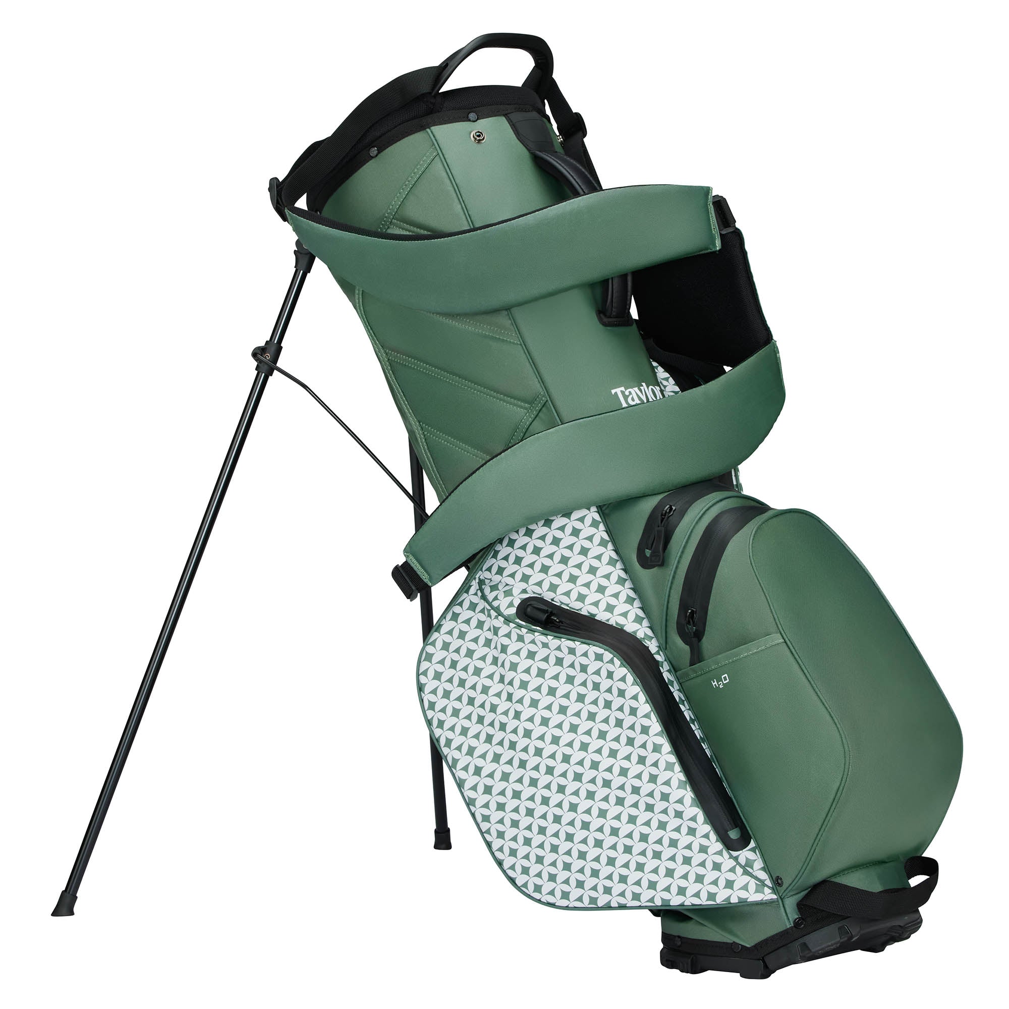 TaylorMade StormDry Waterproof Golf Stand Bag - Heritage Dark Sage