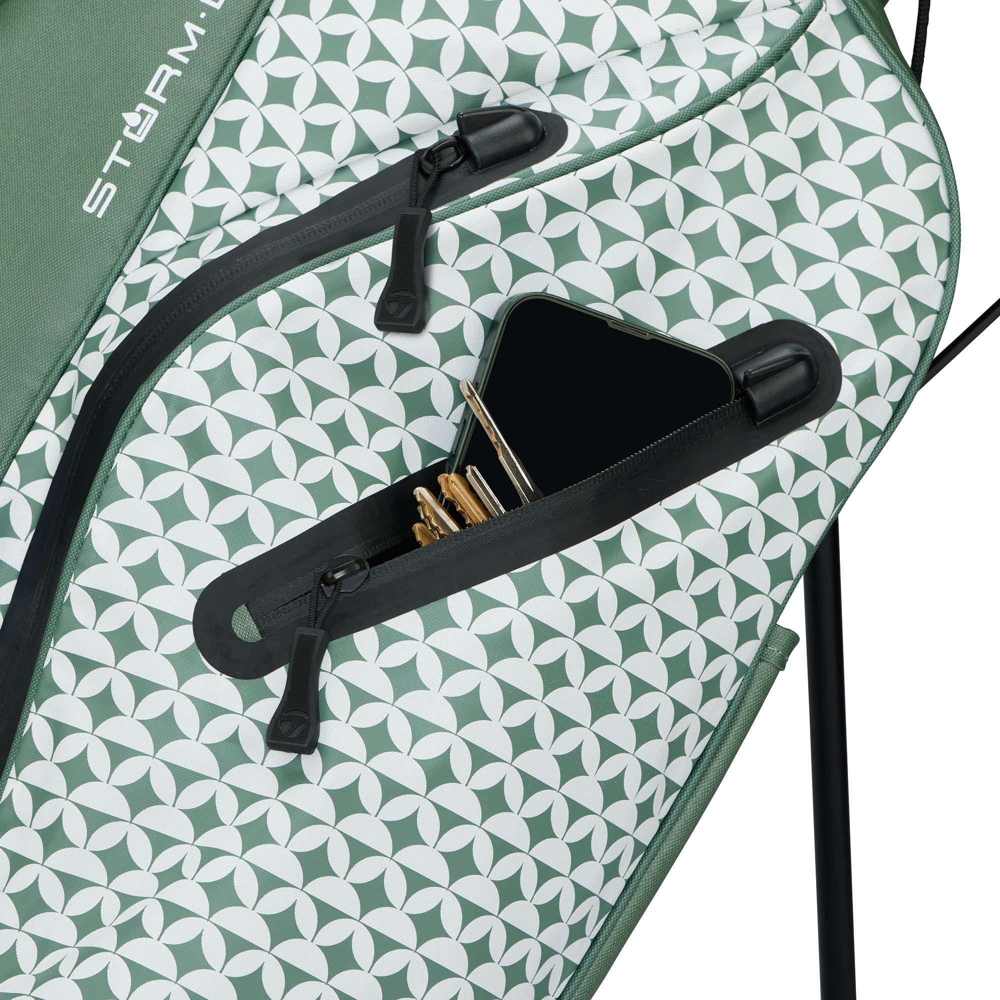 TaylorMade StormDry Waterproof Golf Stand Bag - Heritage Dark Sage