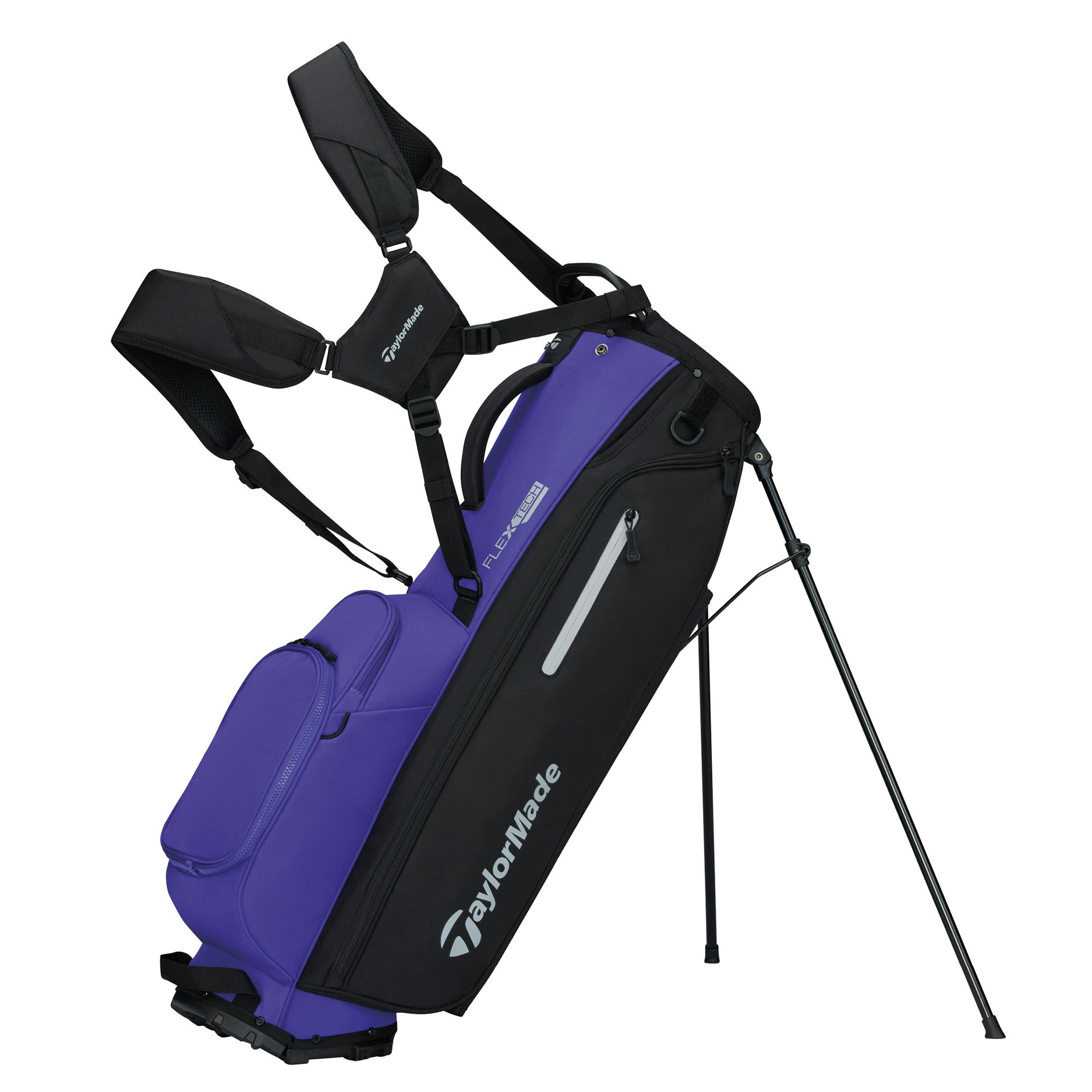 TaylorMade Flextech Golf Stand Bag - Black & Violet