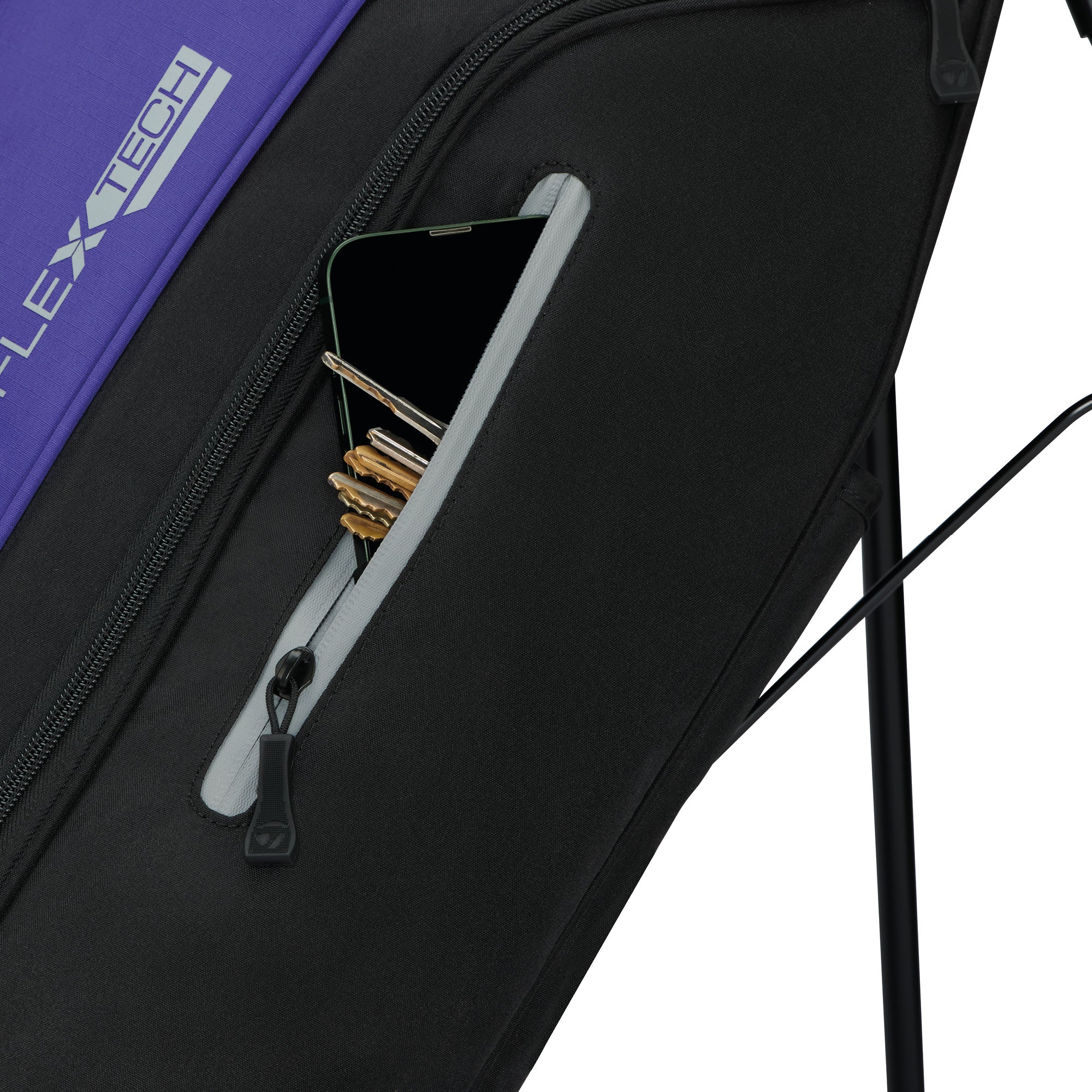 TaylorMade Flextech Golf Stand Bag - Black & Violet