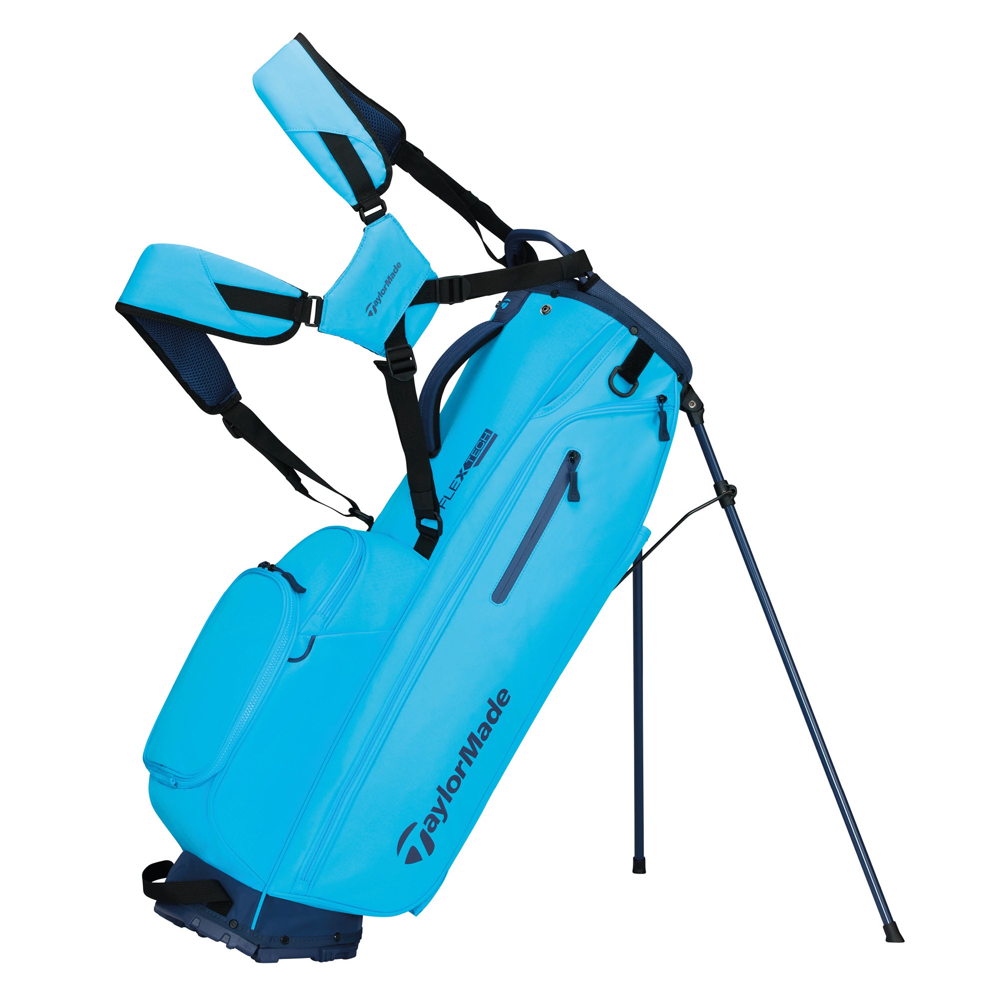 TaylorMade Flextech Golf Stand Bag - Cyan & Navy