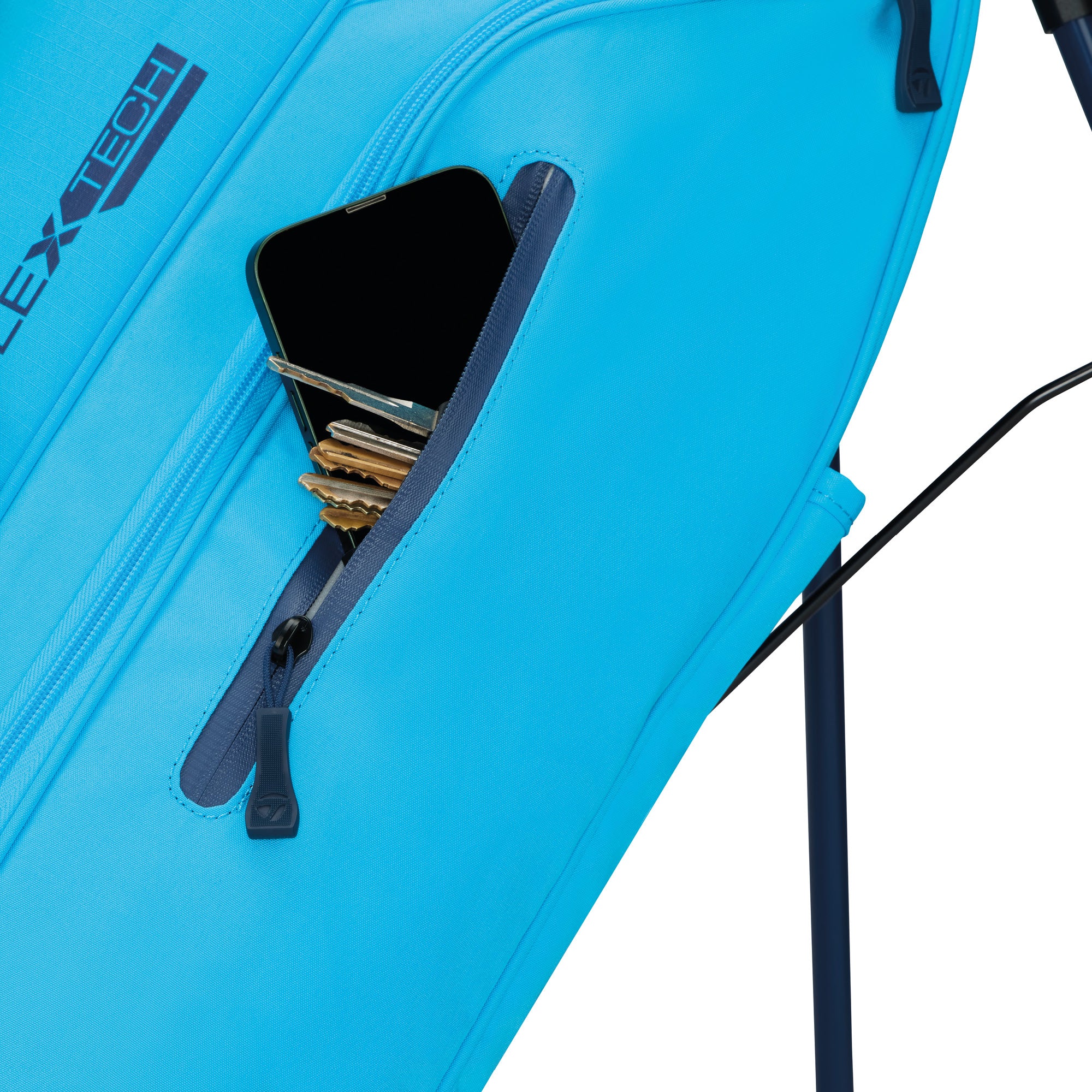 TaylorMade Flextech Golf Stand Bag - Cyan & Navy